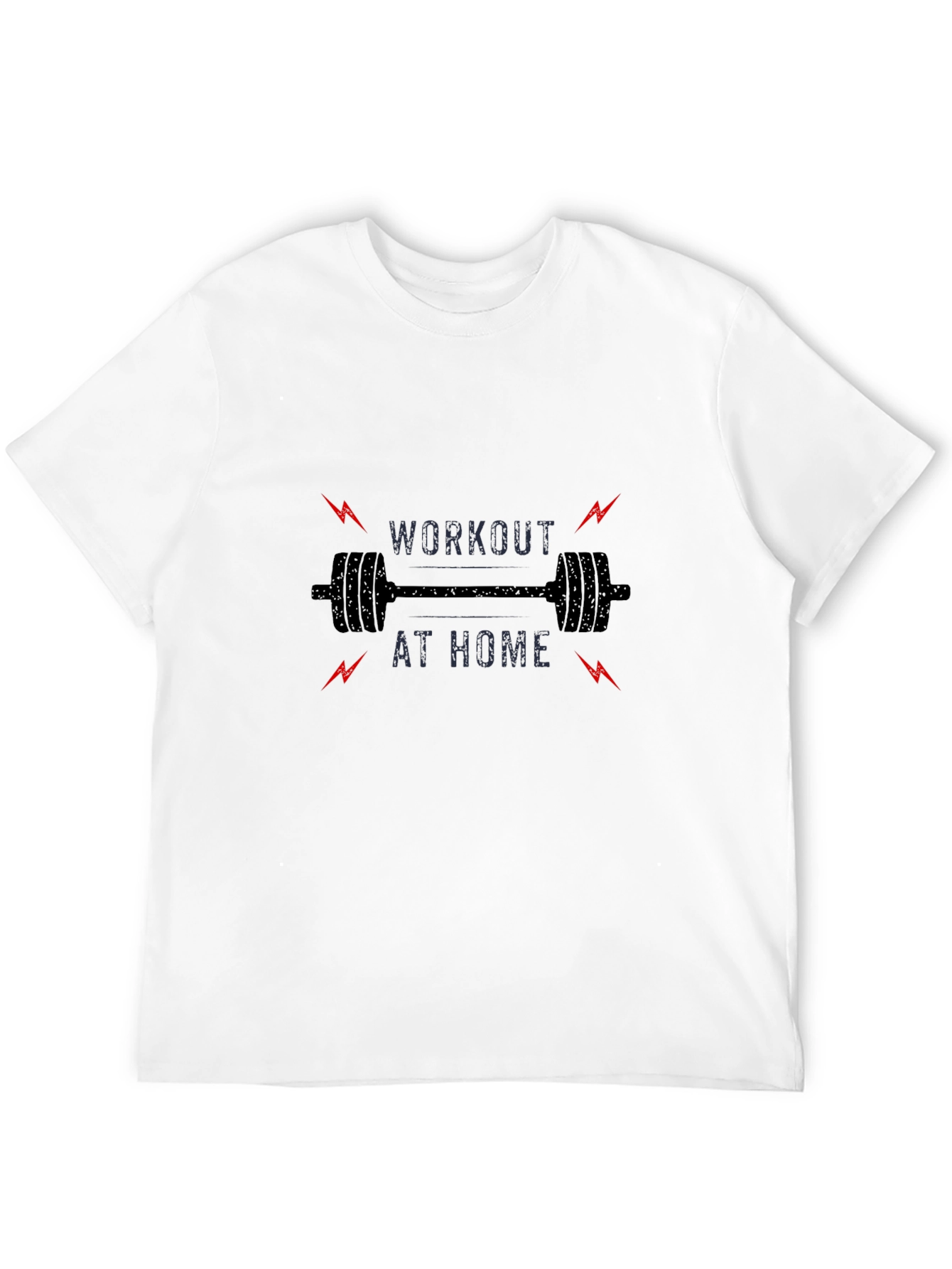 Black Workout at Home Graphic Tee view 12