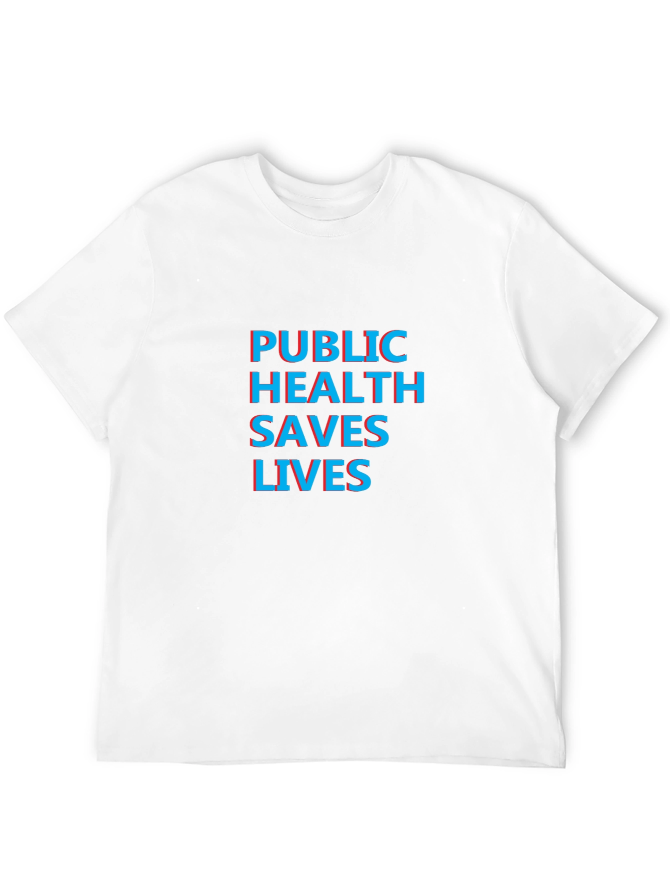 Black Public Health Saves Lives T-Shirt - Black view 12