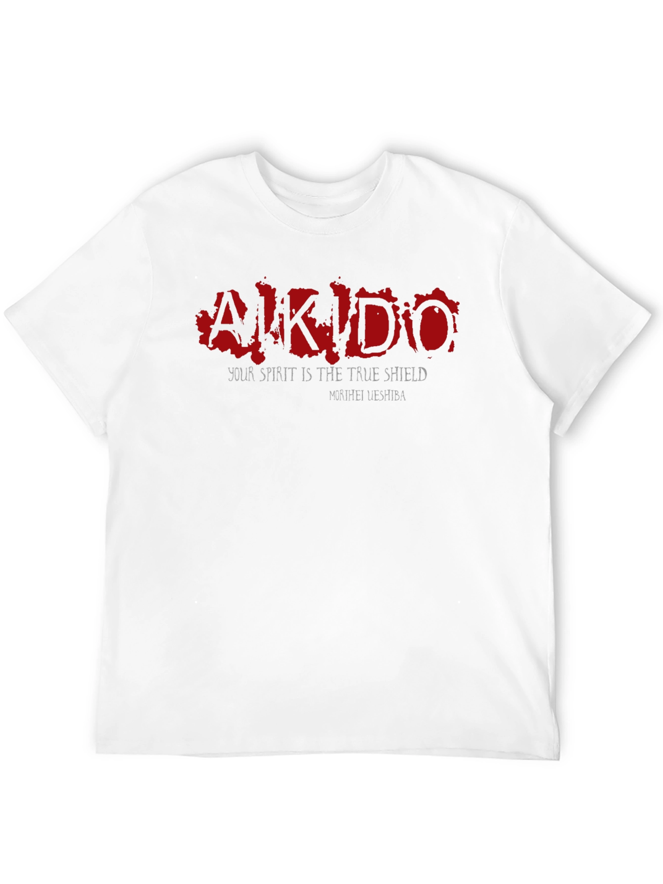 Black Aikido Spirit Shield Graphic Tee view 12