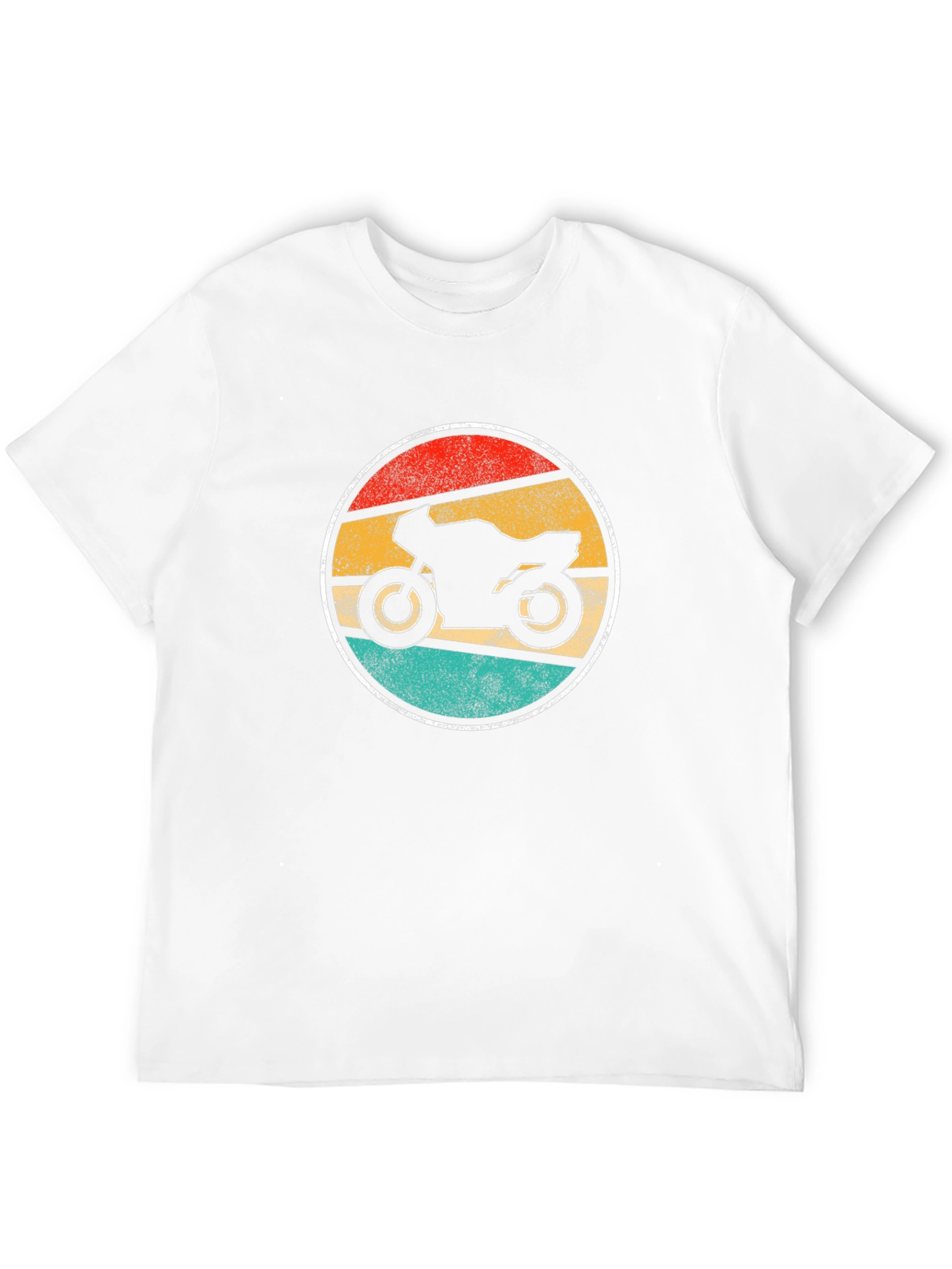 Black Retro Motorcycle Graphic Tee view 12