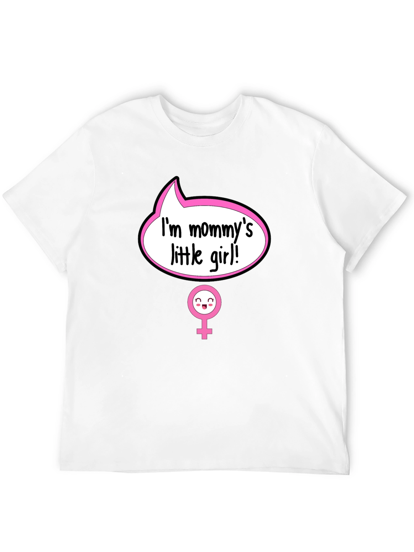 Black Mommy's Little Girl Graphic Tee - Cute Baby Shower Gift view 12