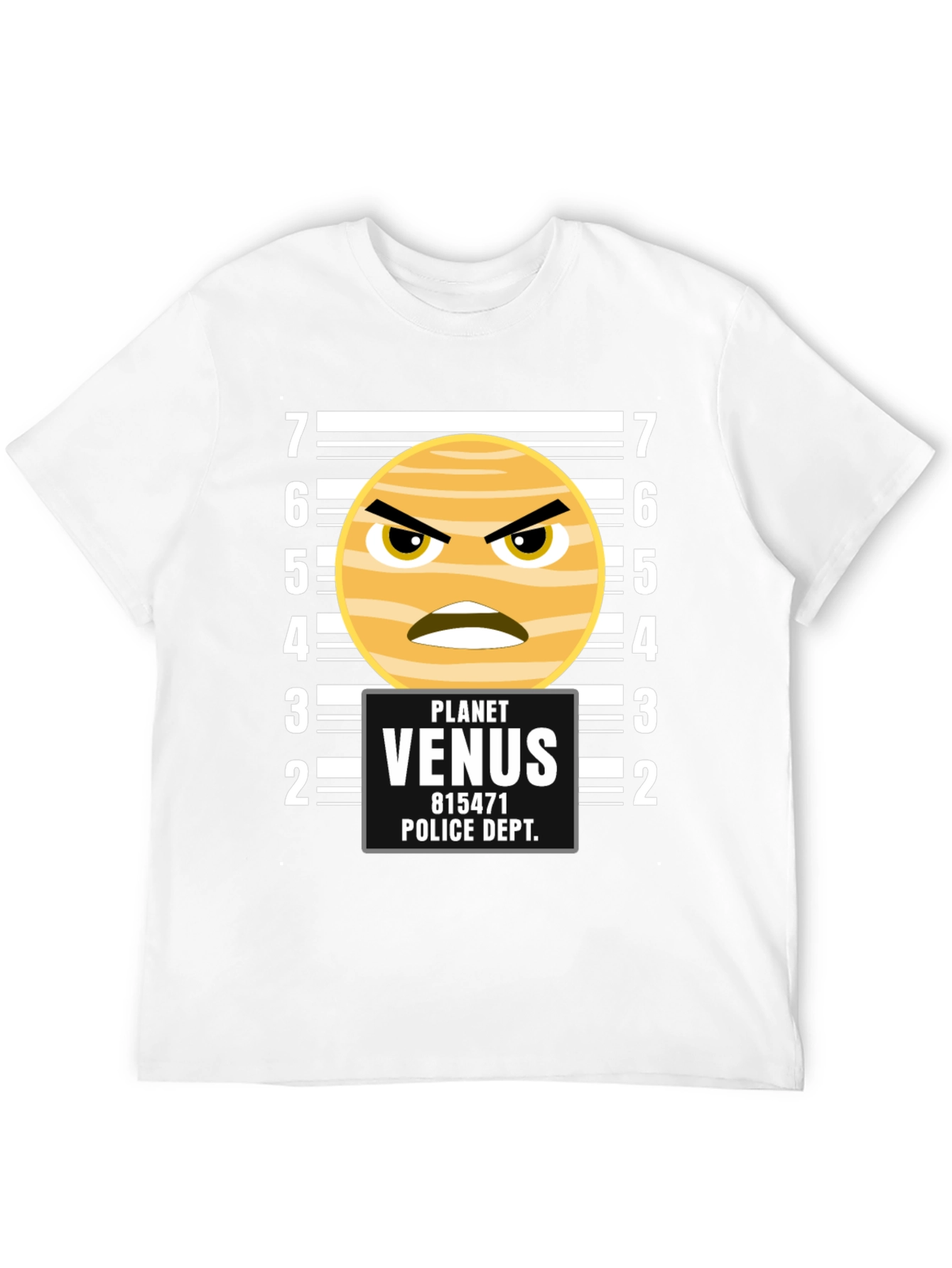 Black Planet Venus Mugshot Graphic T-Shirt view 12