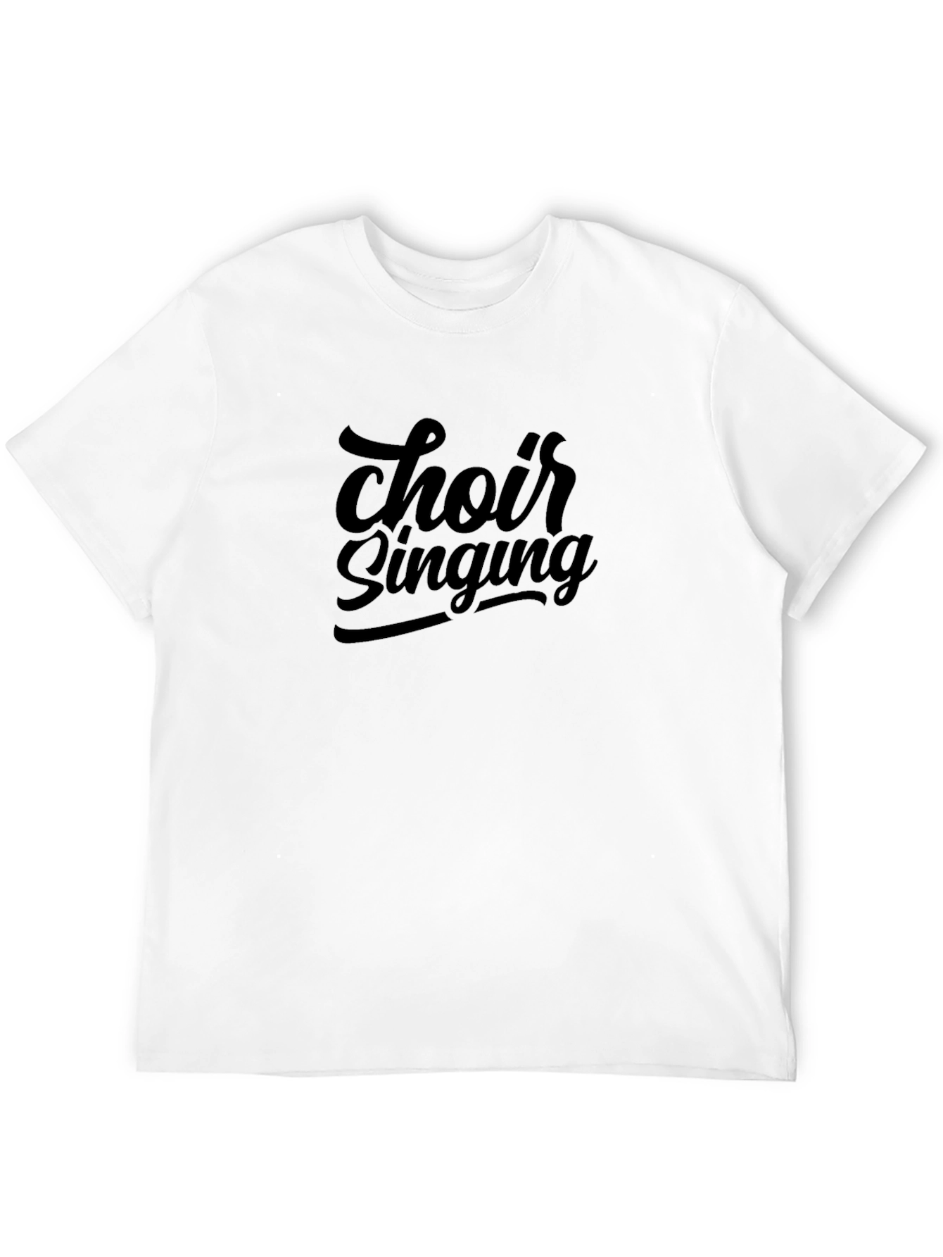 Black Choir Singing Black T-Shirt - Music Lover Tee view 12