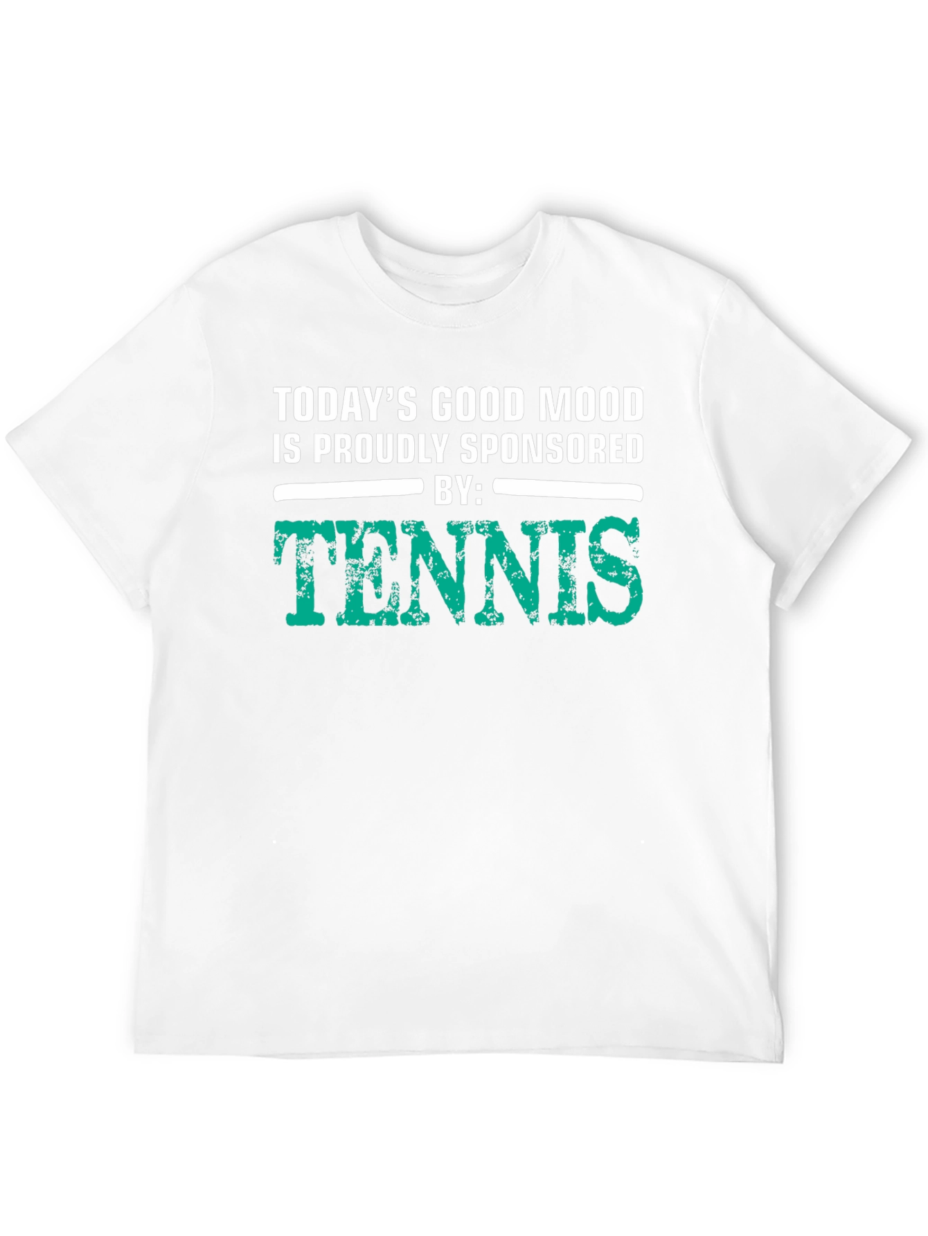 Black Tennis Sponsored Good Mood T-Shirt view 12