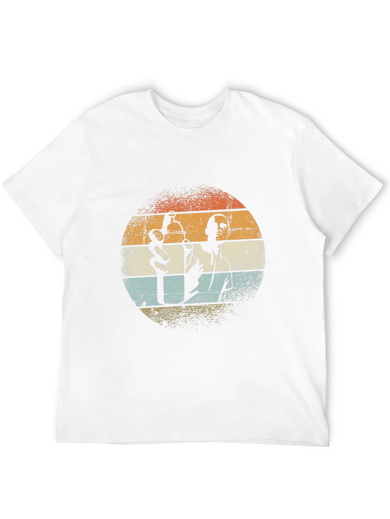 Black Vintage Graffiti Artist T-Shirt view 12