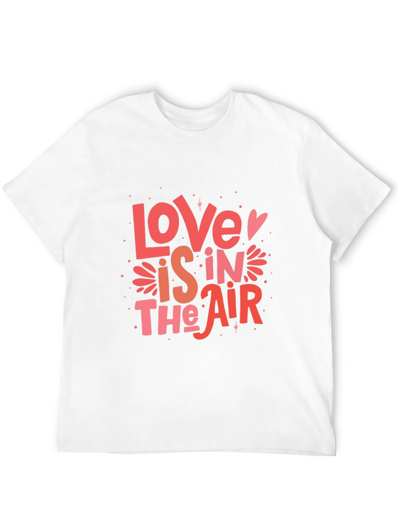 Black Love is in the Air Graphic Black T-Shirt view 12
