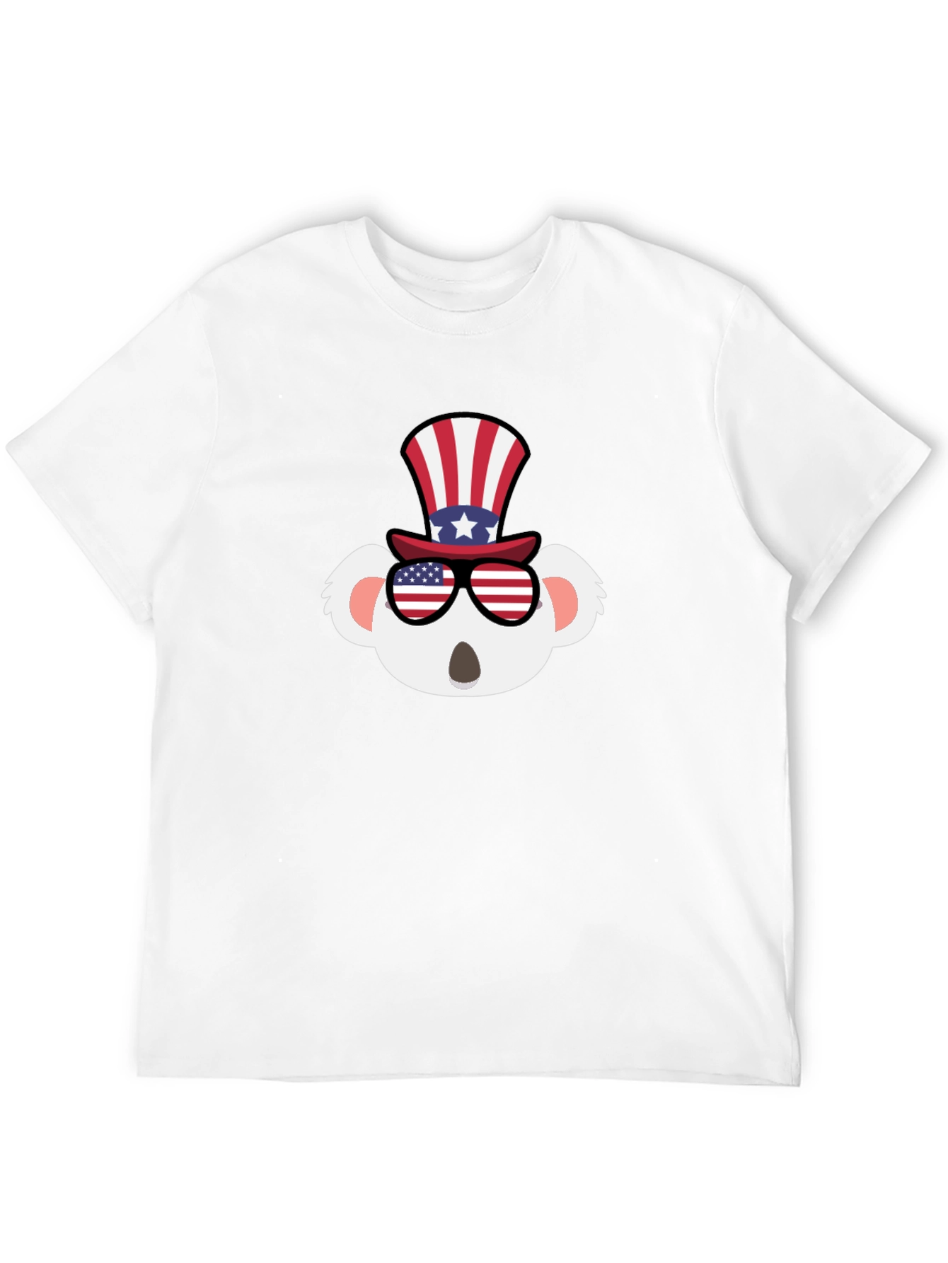 Black Patriotic Koala T-Shirt - USA Pride! view 12