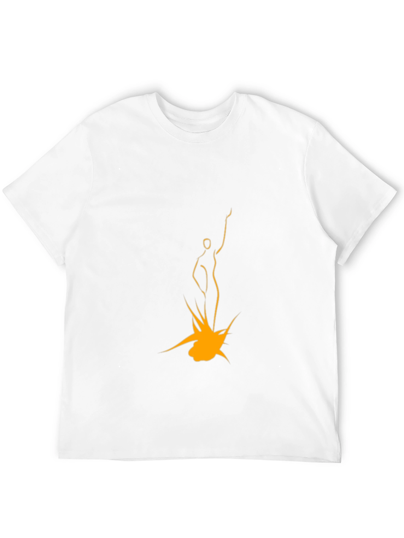 Black Modern Art Graphic T-Shirt - Black view 12