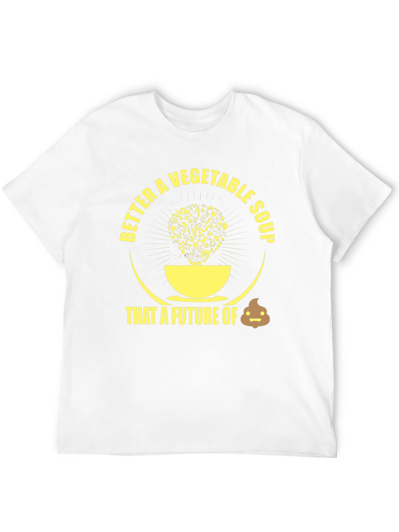 Black Vegetable Soup T-Shirt - Funny Foodie Tee view 12