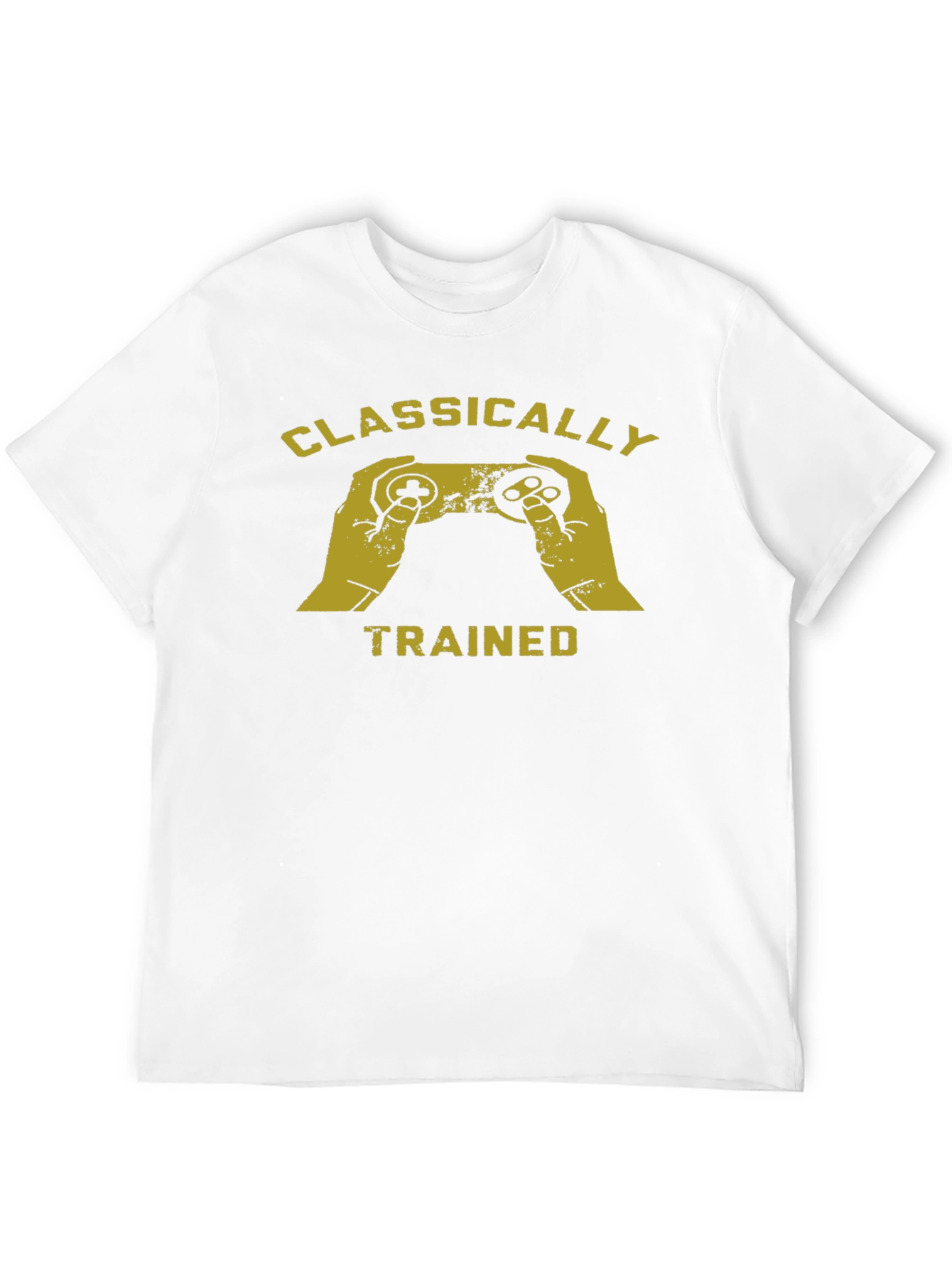 Black Classically Trained Gamer T-Shirt - Retro Gaming Tee view 12