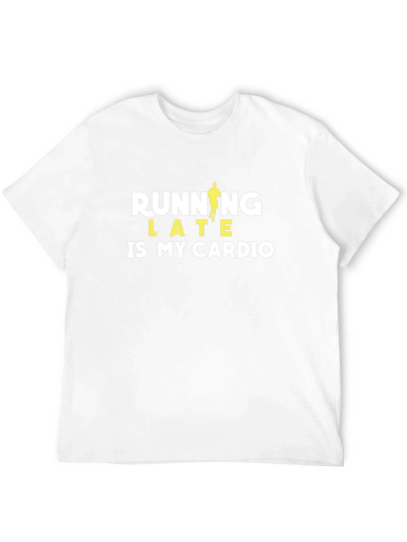 Black Running Late Cardio Graphic T-Shirt view 12