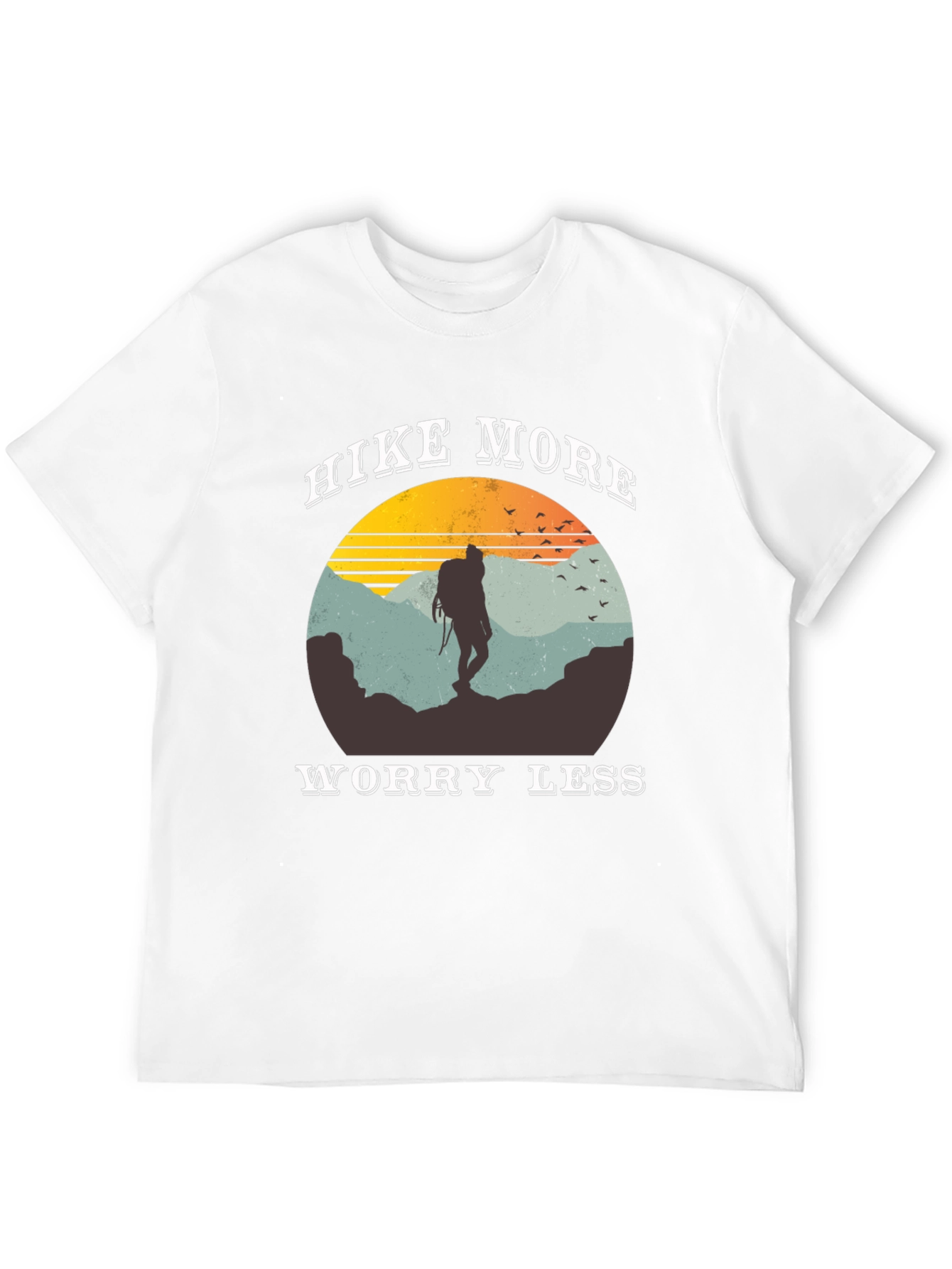 Hike More Worry Less Graphic Tee - 12