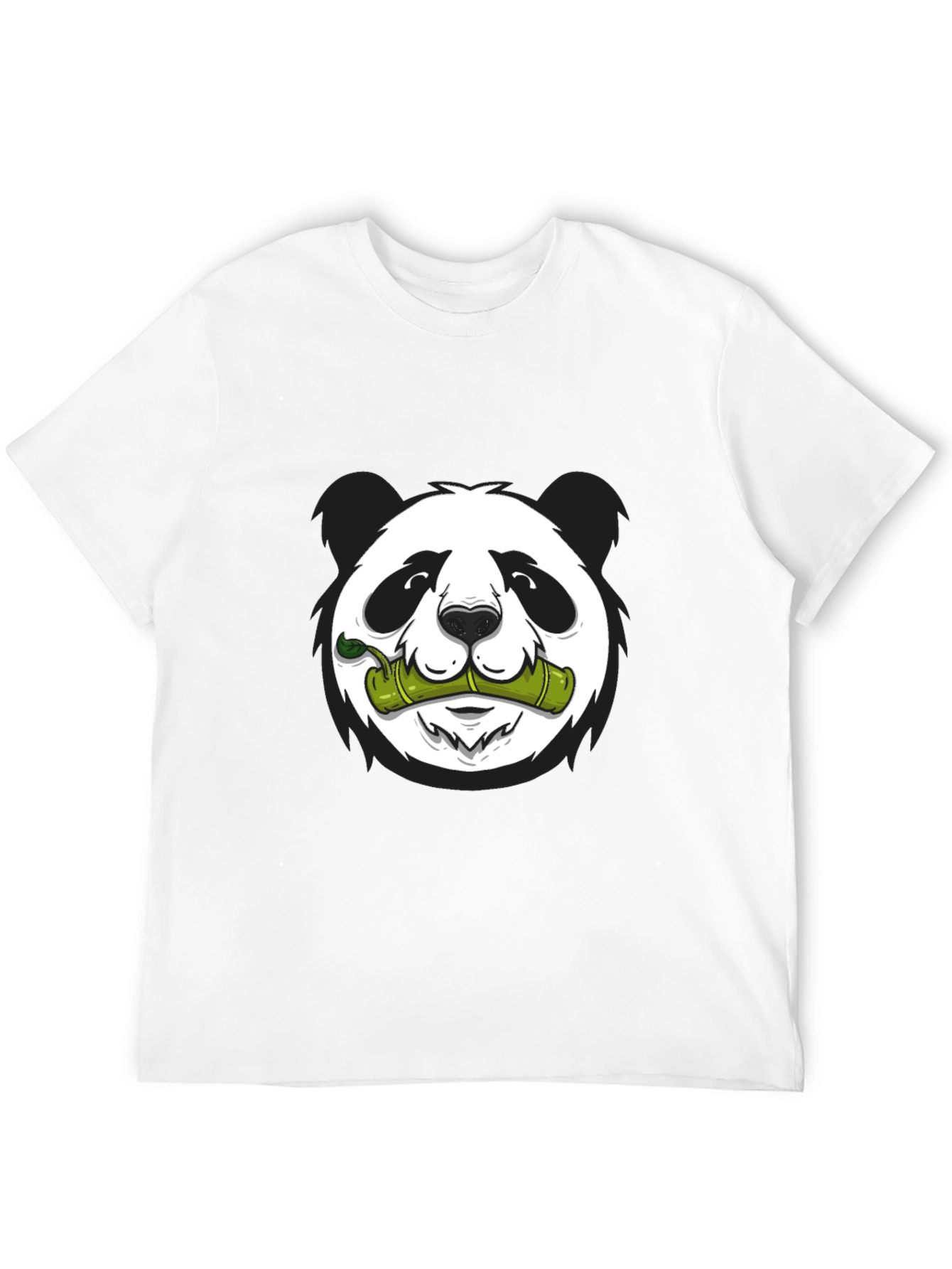 Black Panda Bamboo Graphic Tee - Cool Casual Comfort view 12