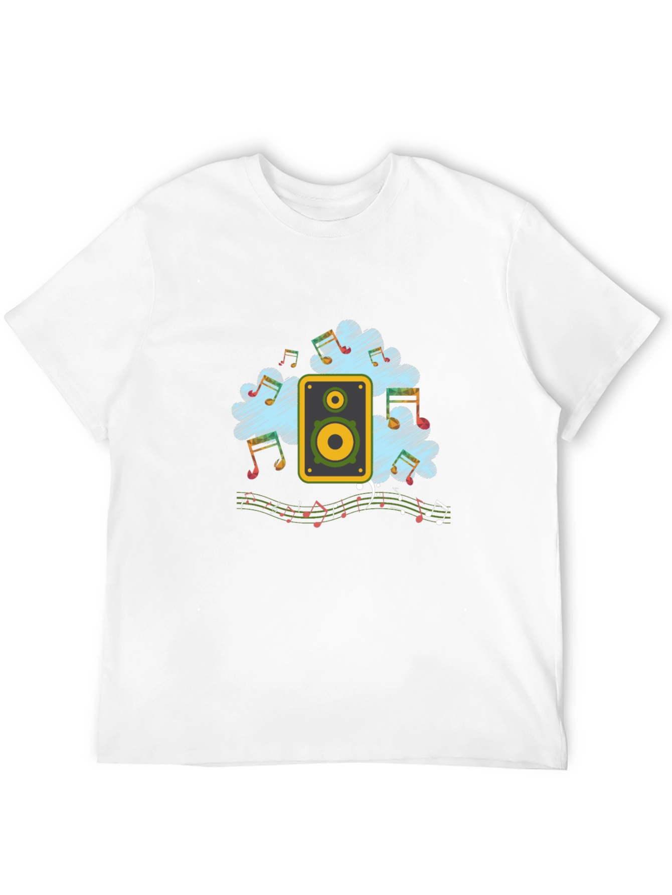 Black Music Lover's Graphic T-Shirt view 12