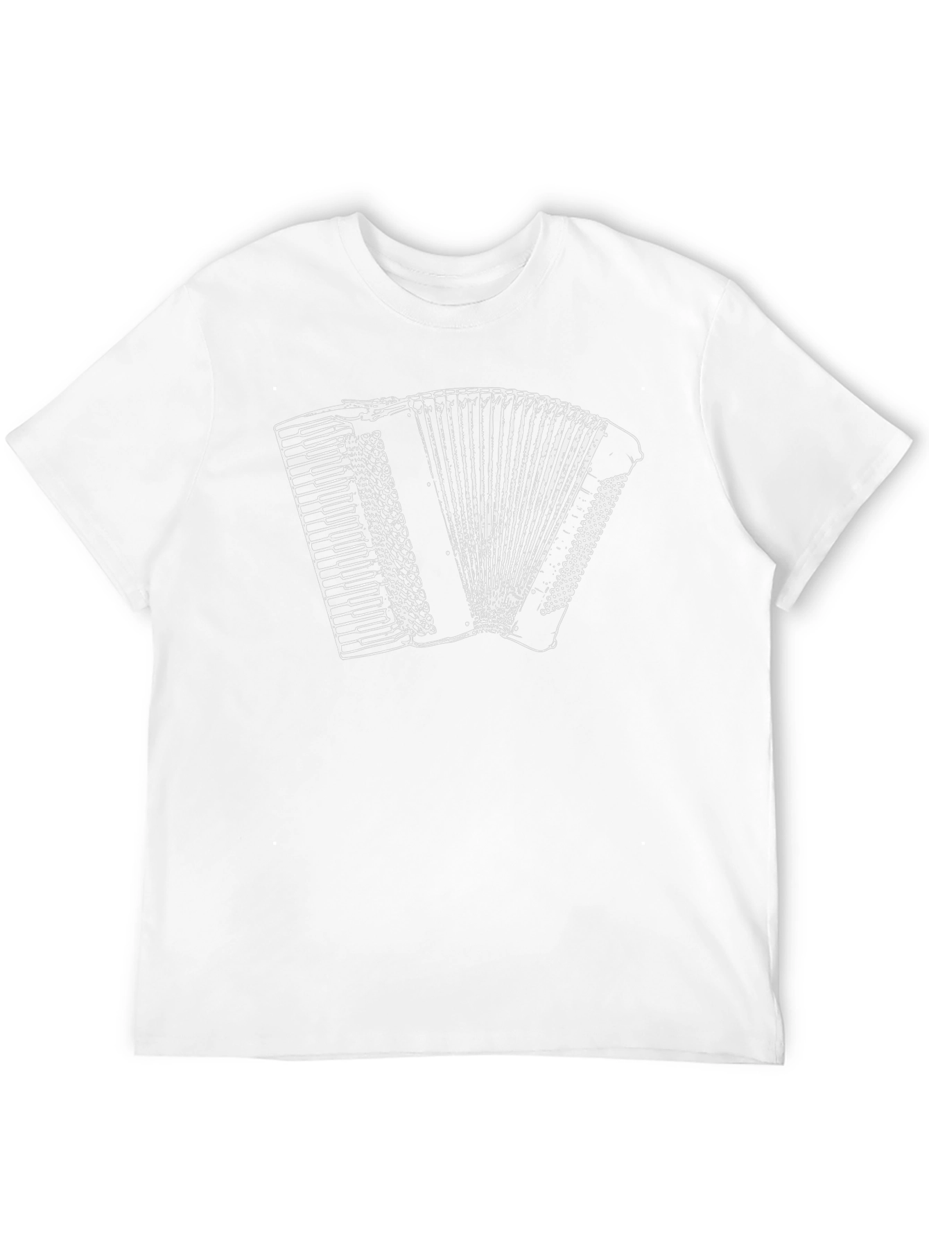 Black Accordion Graphic Print Black Tee view 12