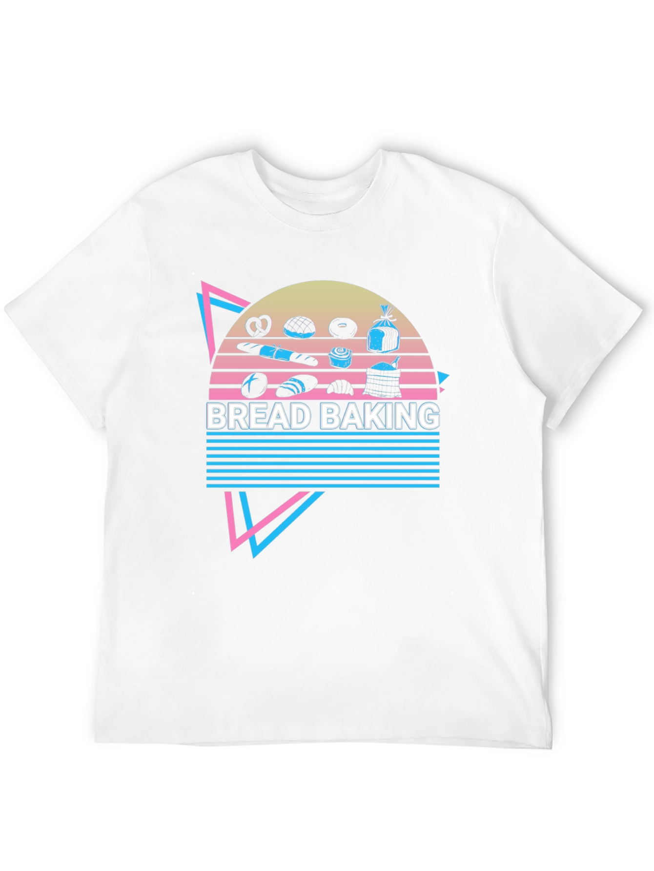 Black Retro Bread Baking Graphic Tee view 12