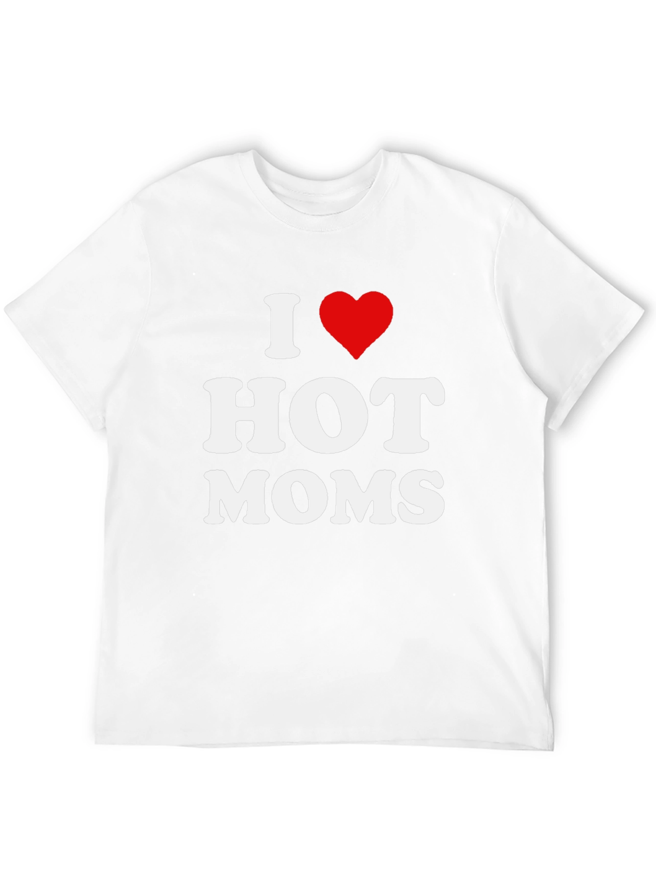 Black I Heart Hot Moms Black T-Shirt view 12