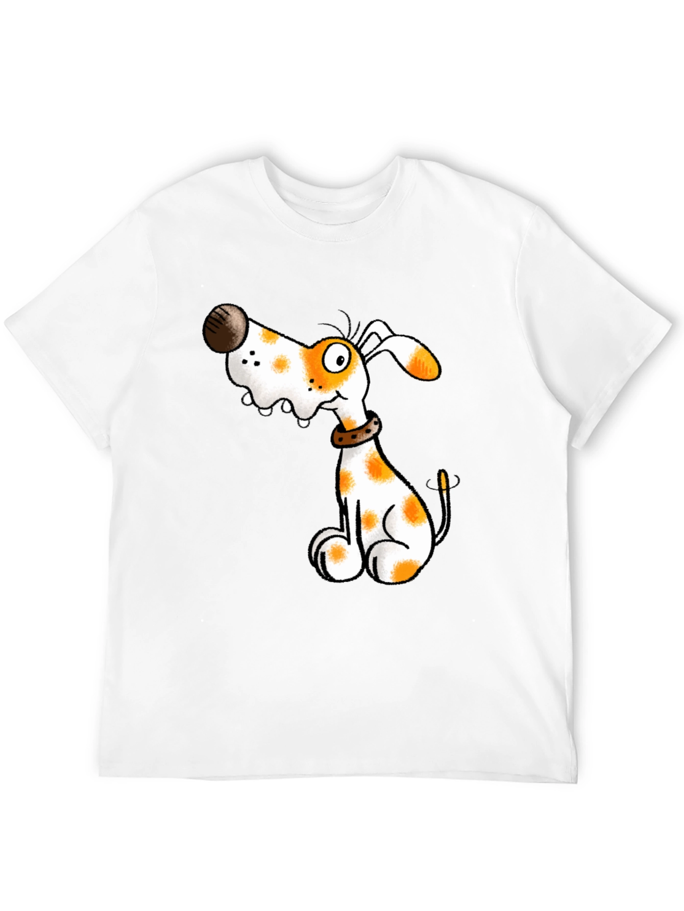Dog Cartoon Graphic Tee - Black Unisex T-Shirt - 12