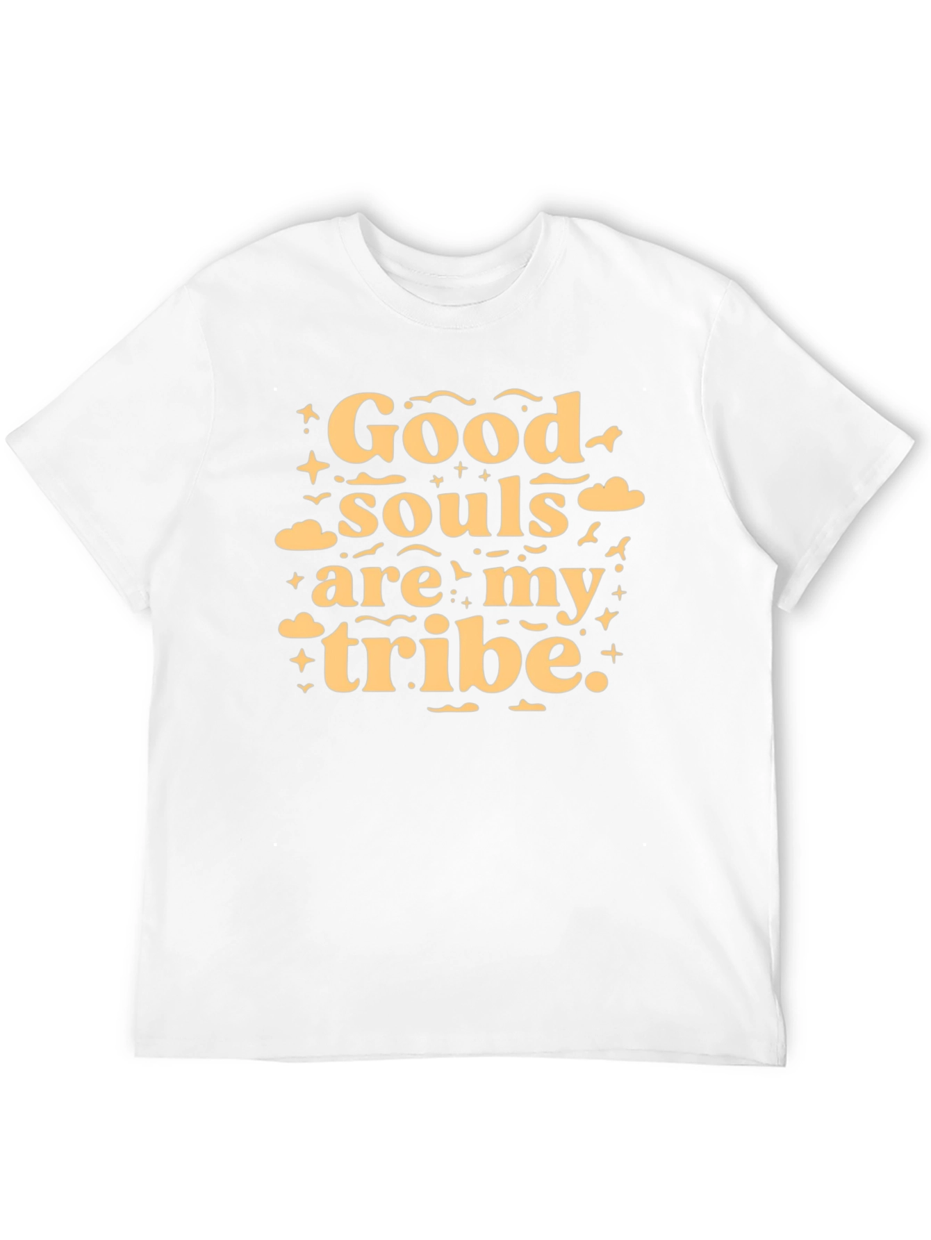Black Good Souls Tribe Tee - Black Crew Neck T-Shirt view 12