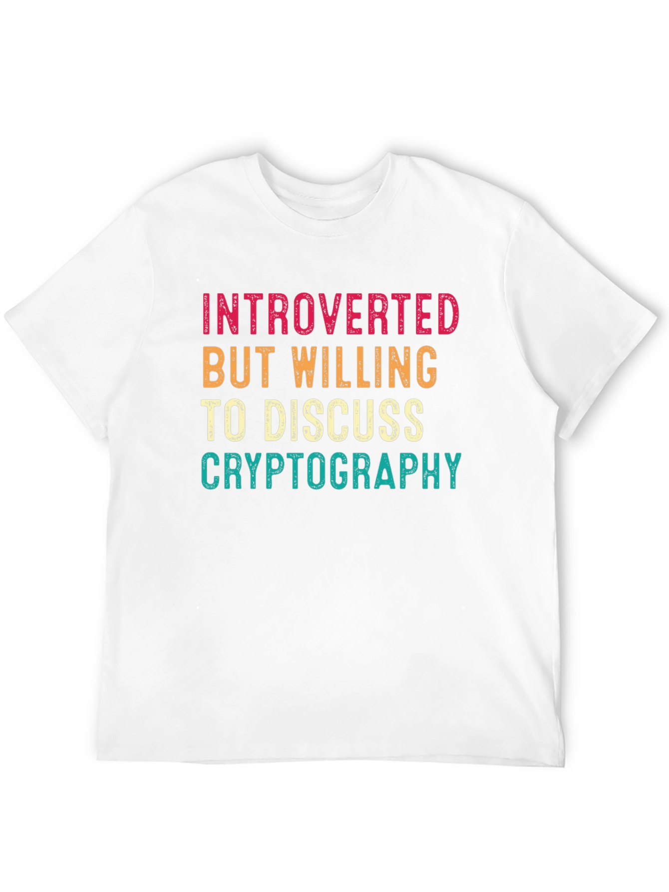 Black Introverted Cryptography Enthusiast T-Shirt view 12