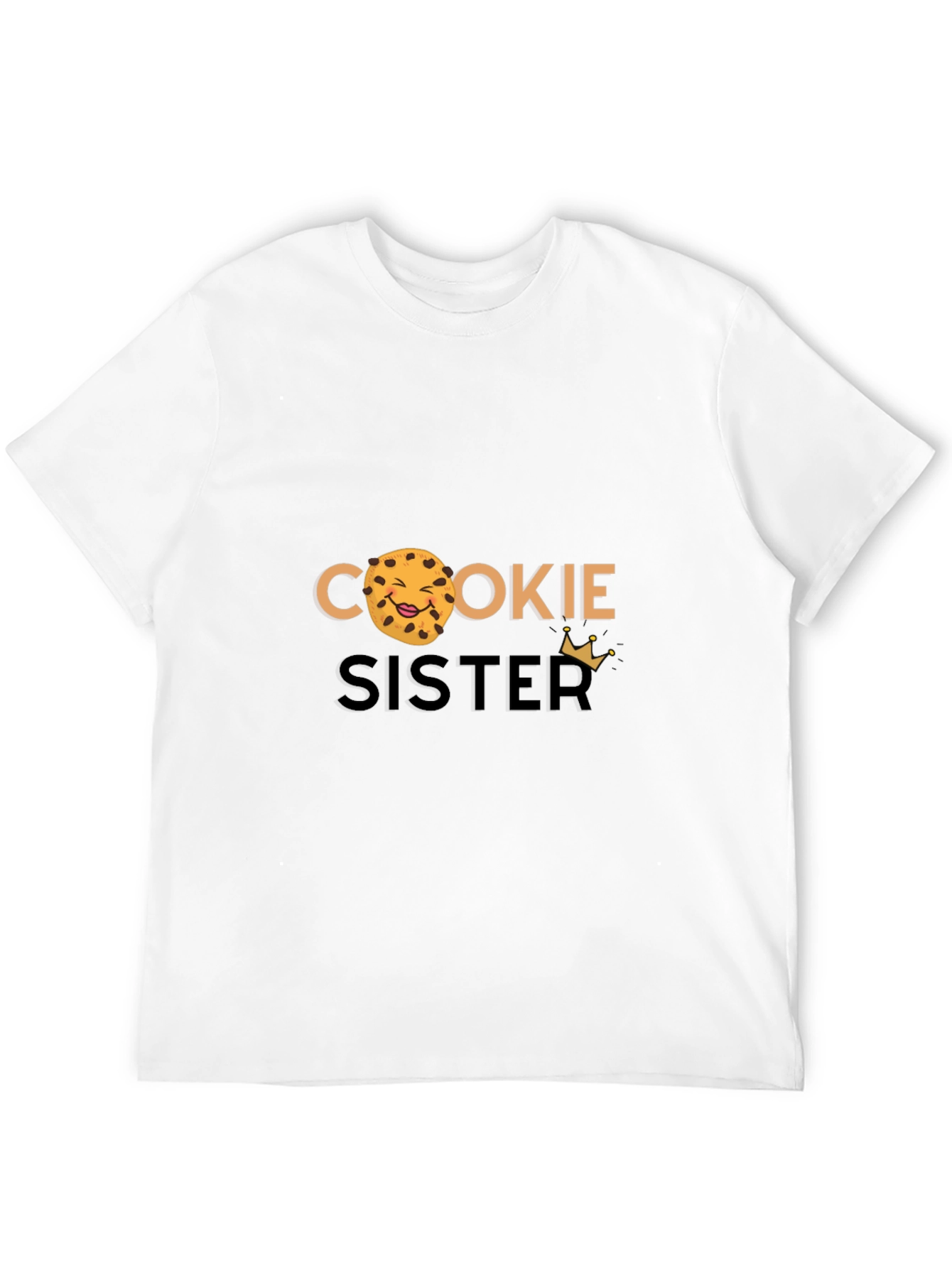 Black Cookie Sister Black Graphic T-Shirt view 12