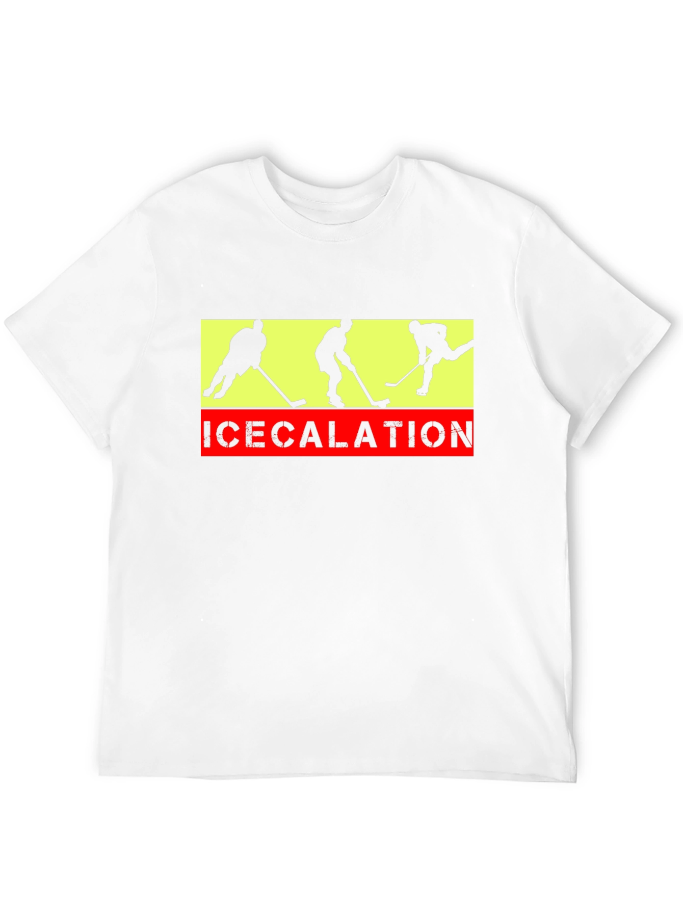 Black Icecalation Hockey T-Shirt view 12