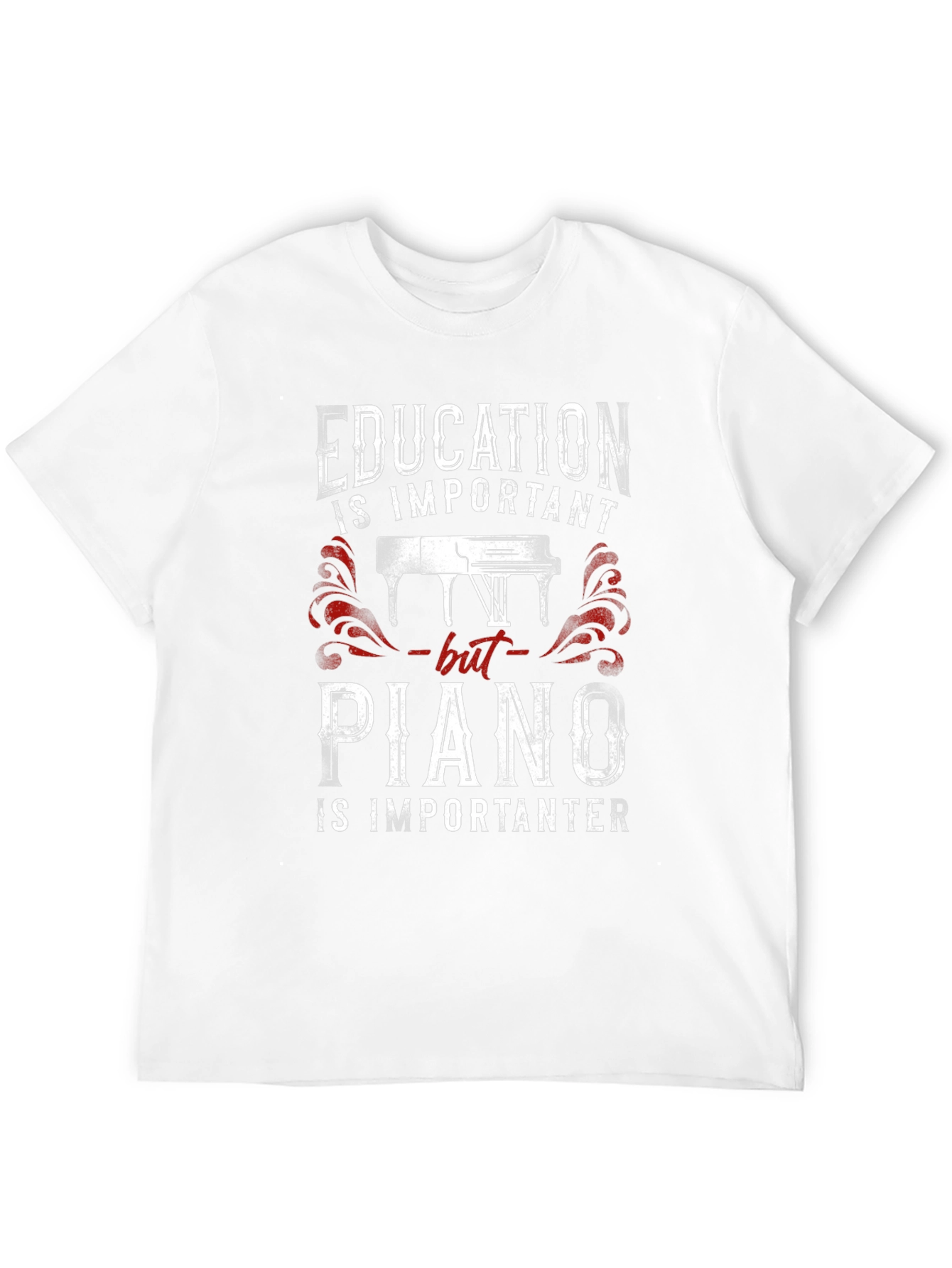 Black Education vs Piano T-Shirt view 12