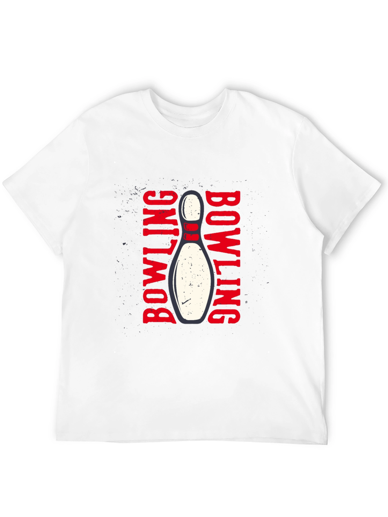 Black Bowling Strike Graphic T-Shirt - Black Cotton Tee view 12