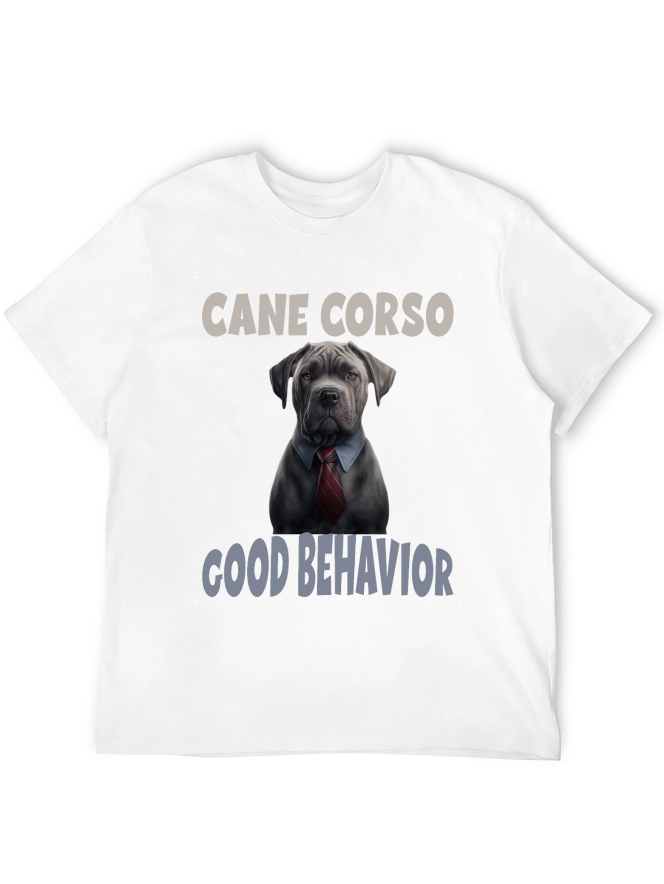 Black Cane Corso Good Behavior T-Shirt view 12