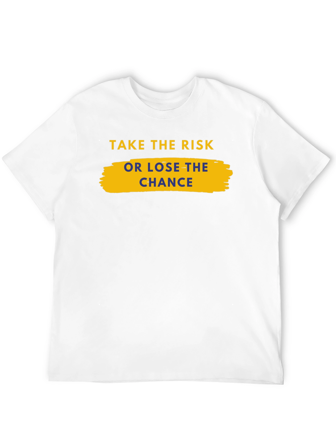 Black Take the Risk Graphic Tee - Motivational Shirt view 12