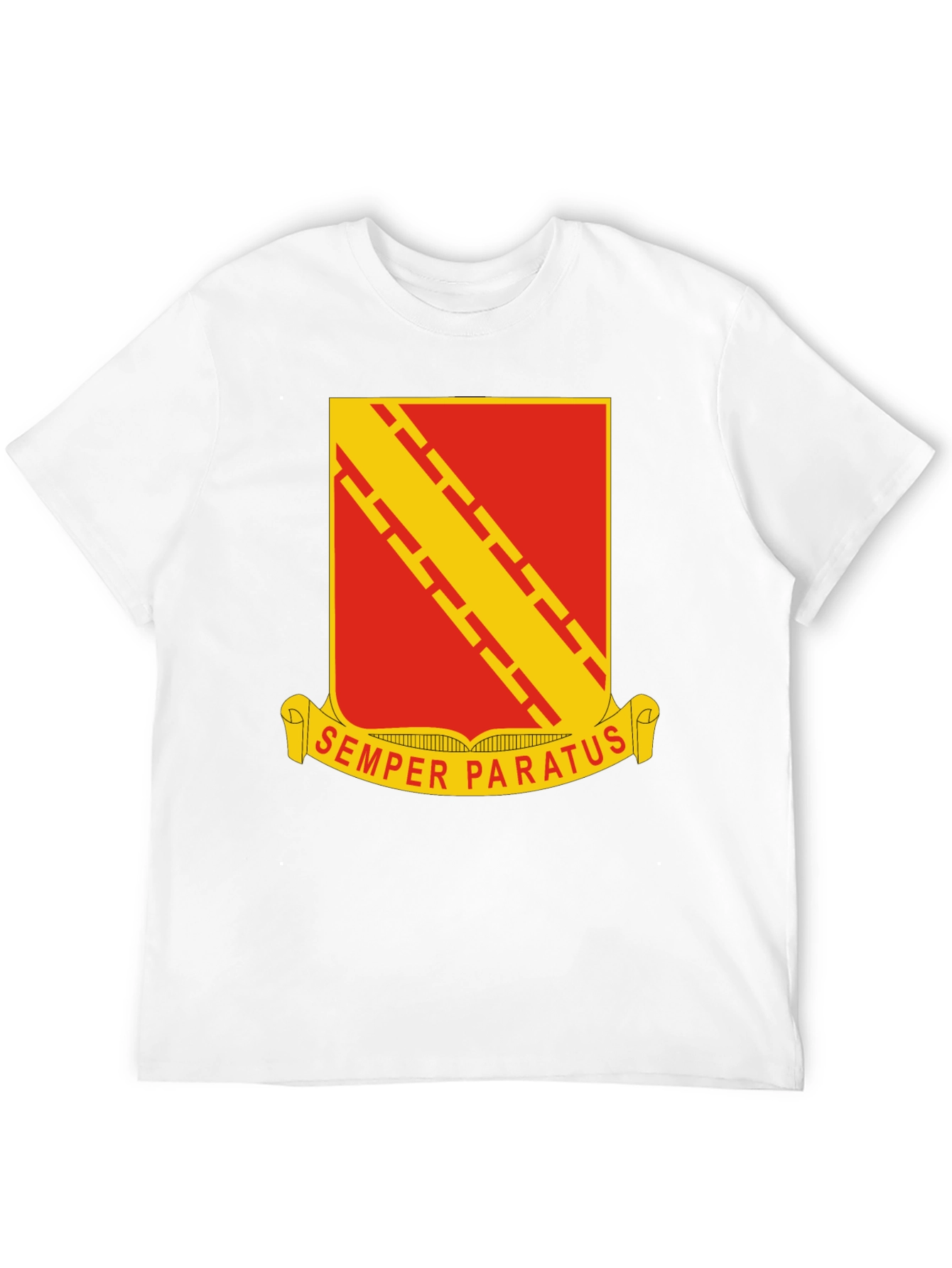 Black Semper Paratus T-Shirt - Military Graphic Tee view 12