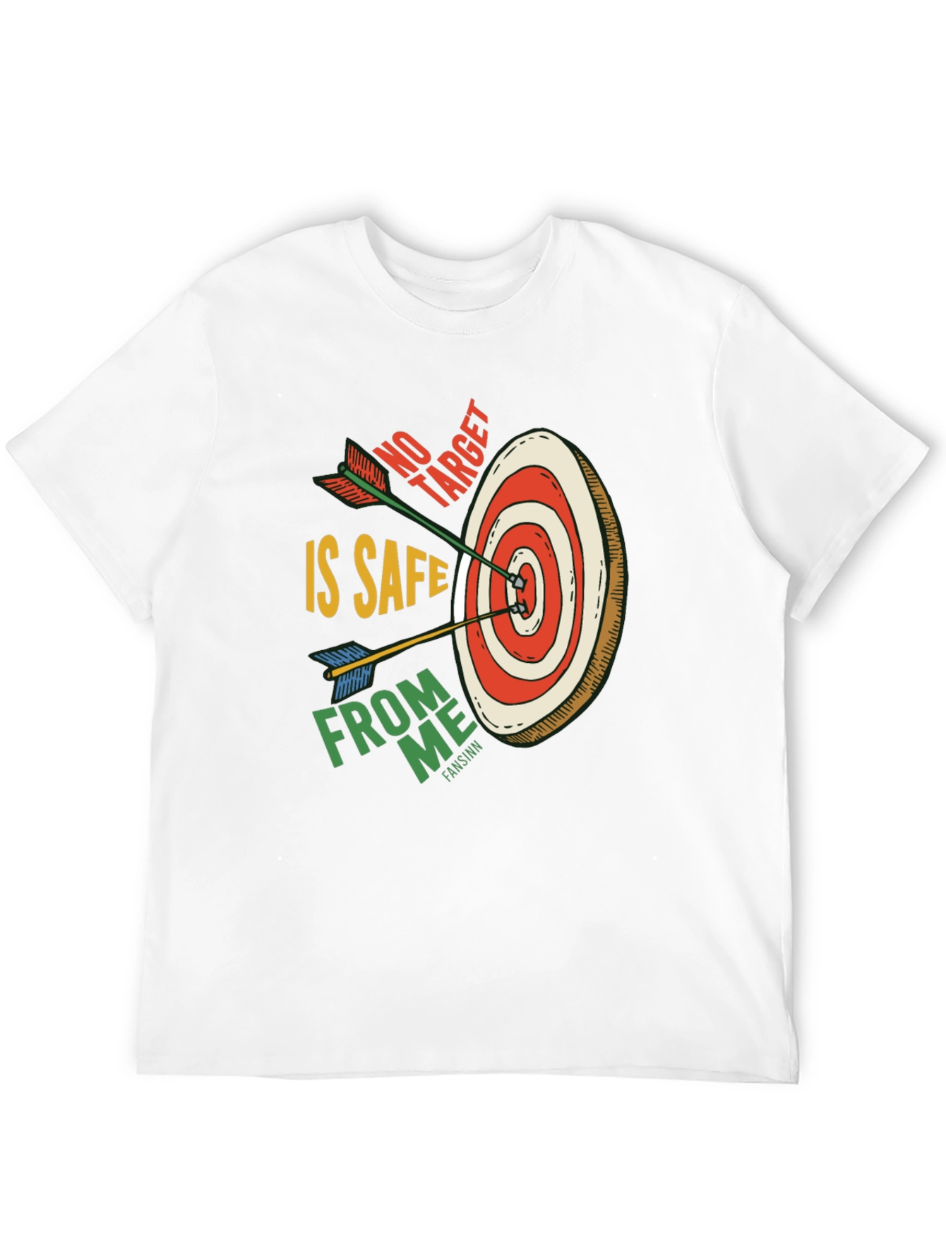 Black Target Practice Graphic Tee: No Target is Safe view 12