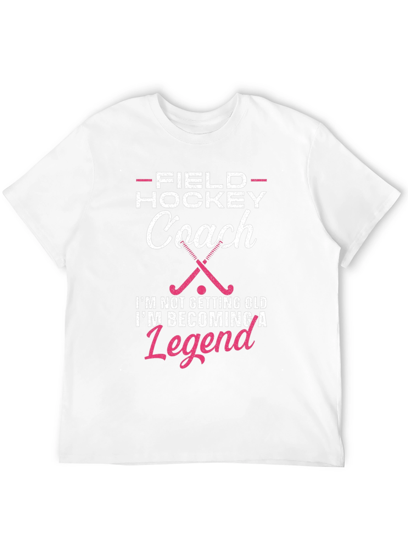 Black Field Hockey Coach Legend T-Shirt view 12