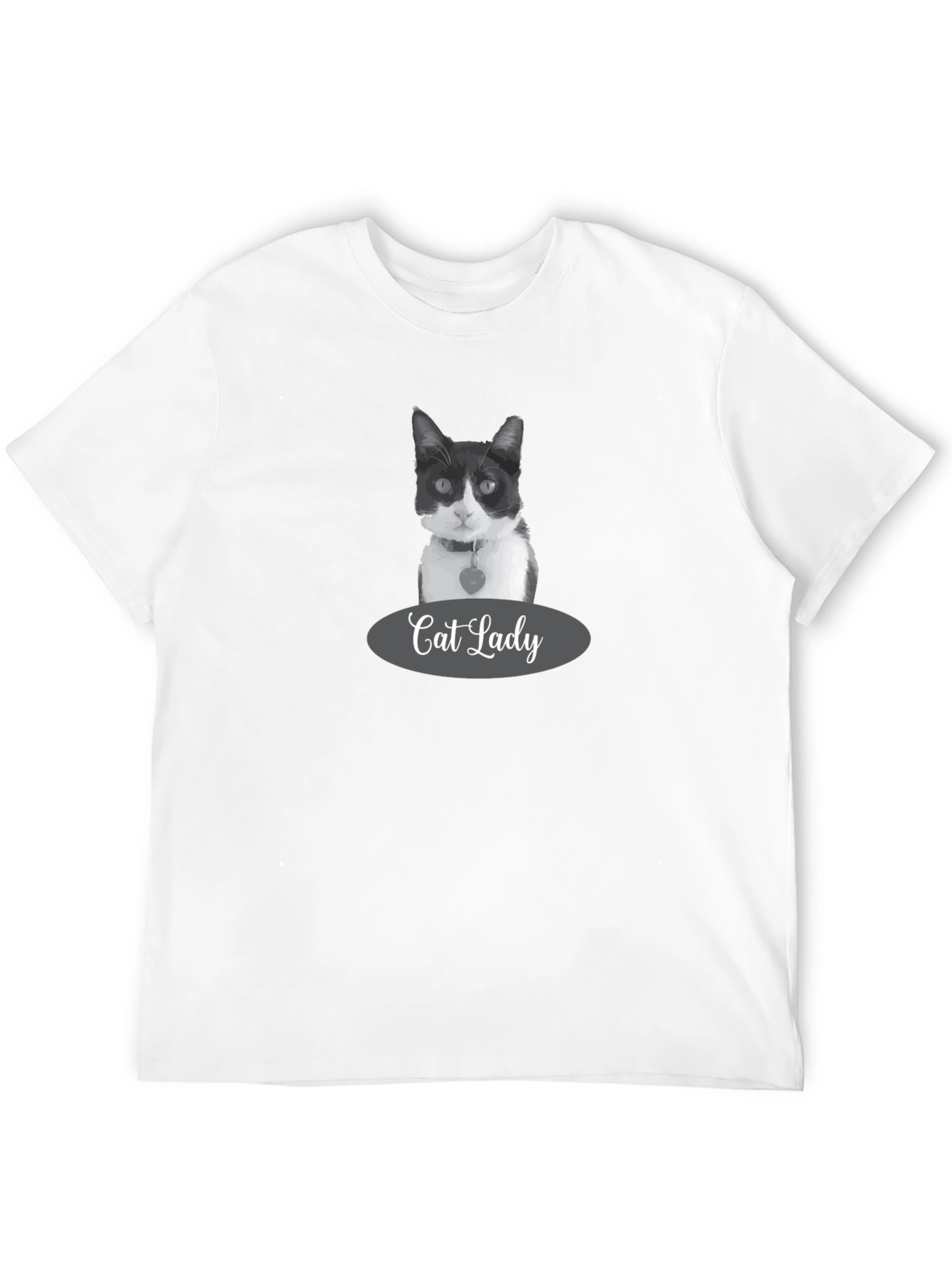 Black Cat Lady Black T-Shirt - Stylish Pet Lover Apparel view 12