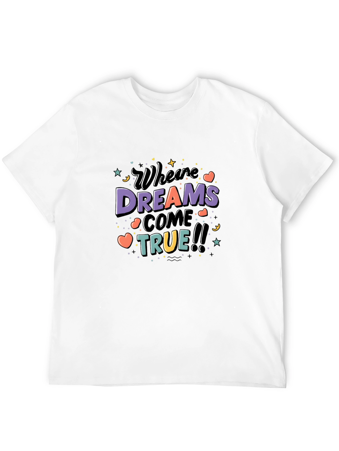 Black Dreams Come True Graphic Tee view 12
