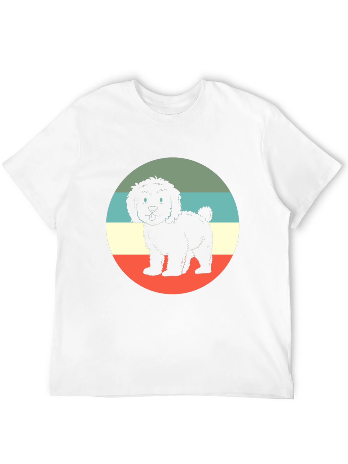 Black Retro Dog T-Shirt - Vintage Style Pup Tee view 12