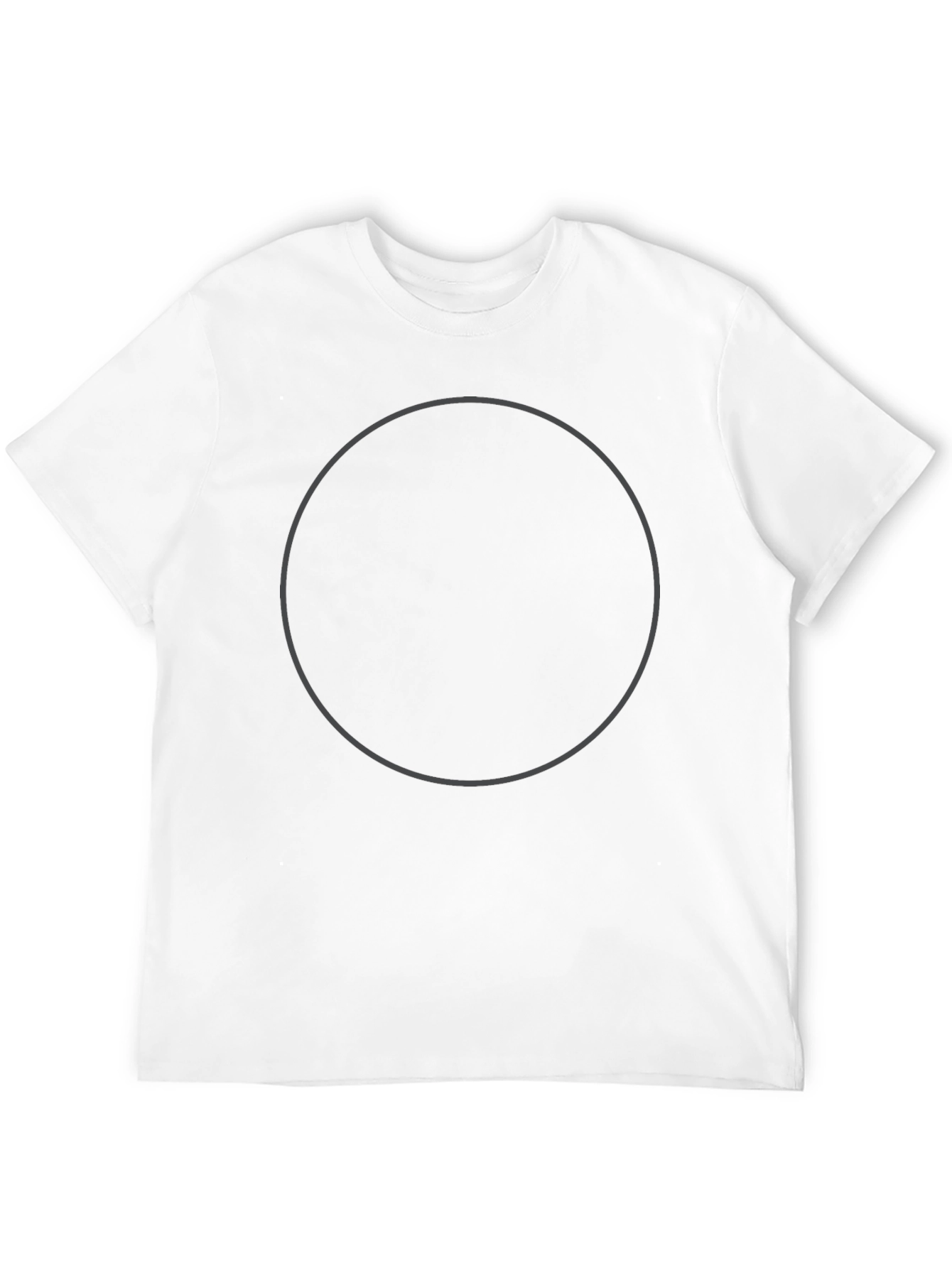 Black Men's Black Crew Neck T-Shirt view 12