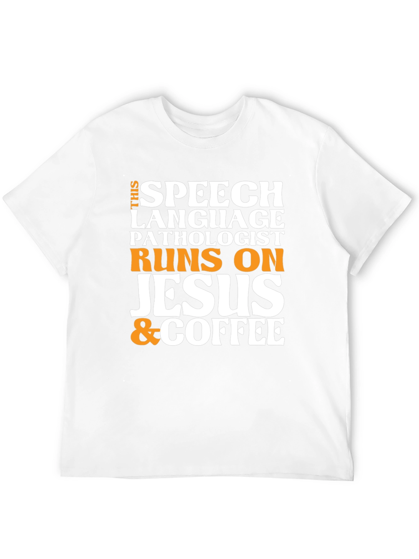 Black Speech Pathologist Jesus & Coffee T-Shirt view 12