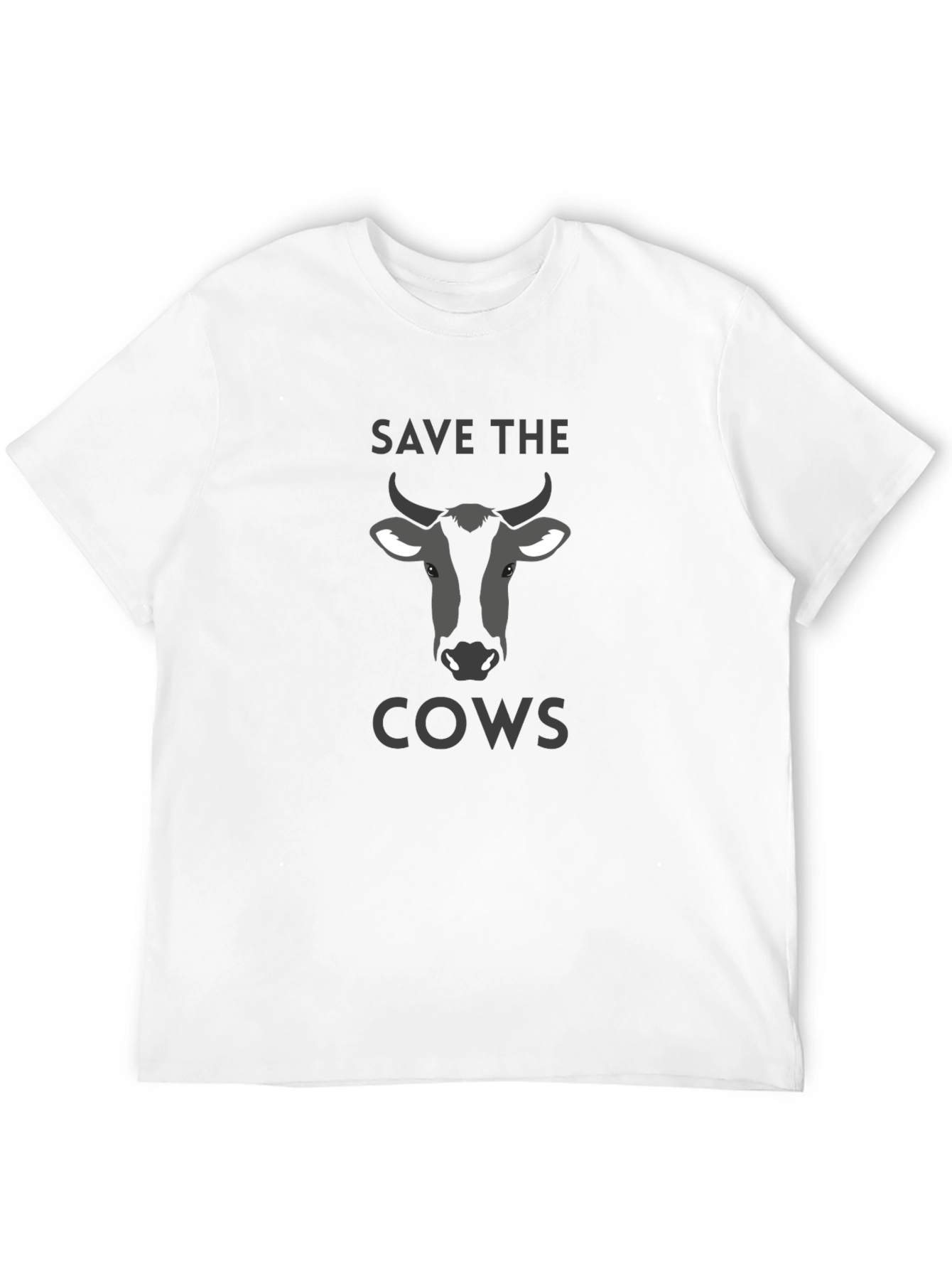 Save The Cows Graphic Tee - Animal Lover's T-Shirt - 12