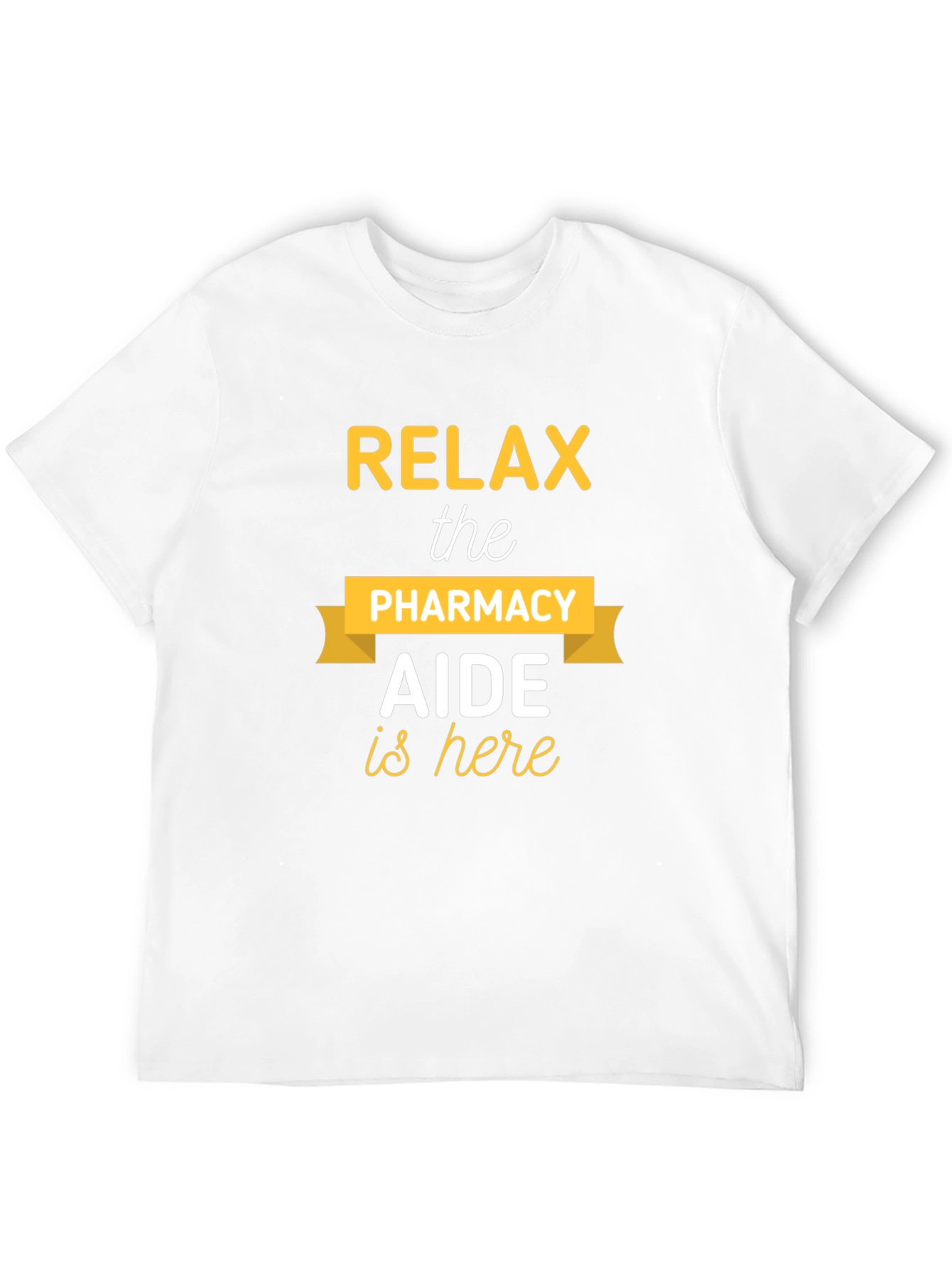 Black Relax Pharmacy Aide T-Shirt - Black Cotton Tee view 12