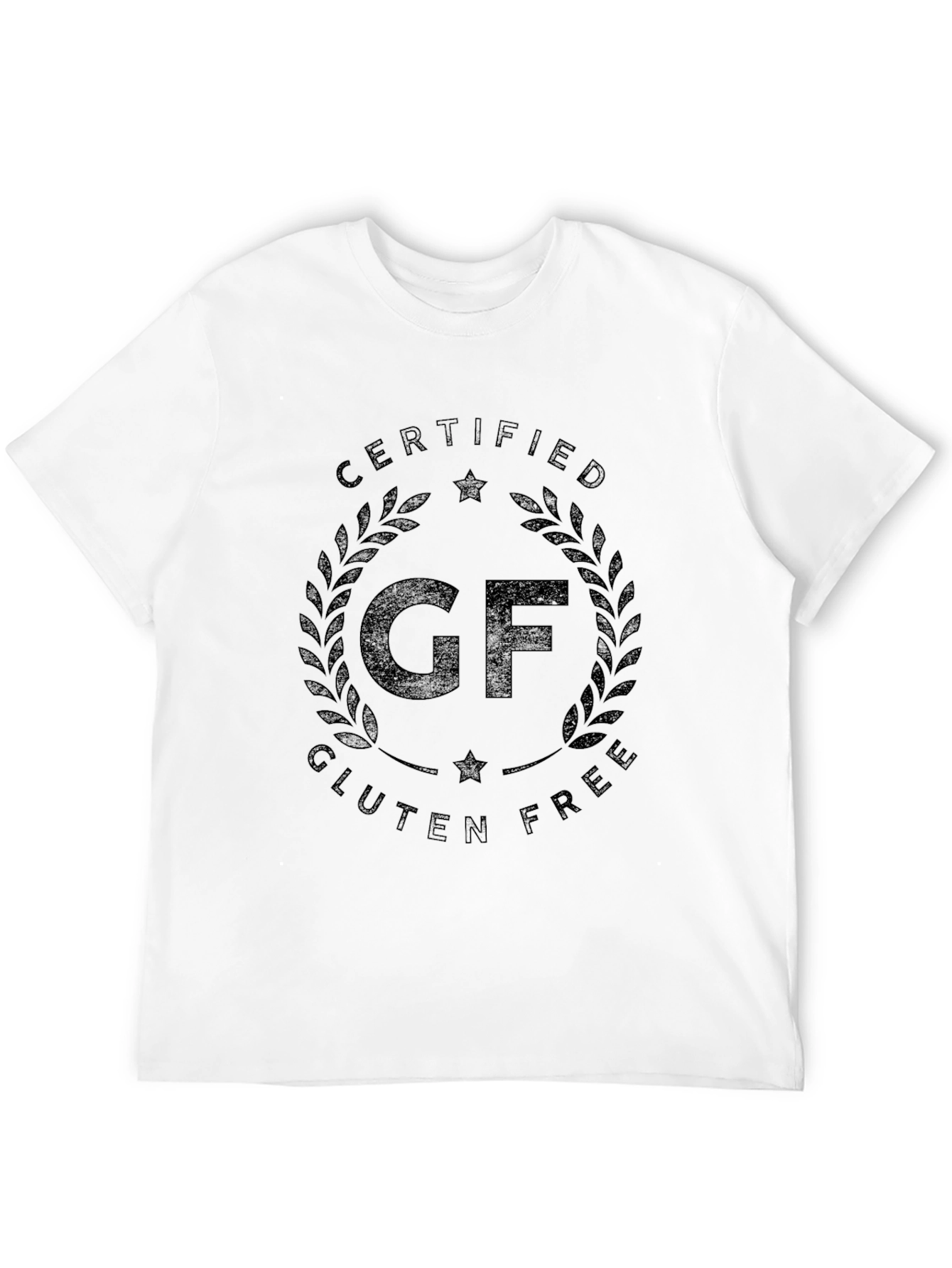 Certified Gluten Free Black T-Shirt - 12