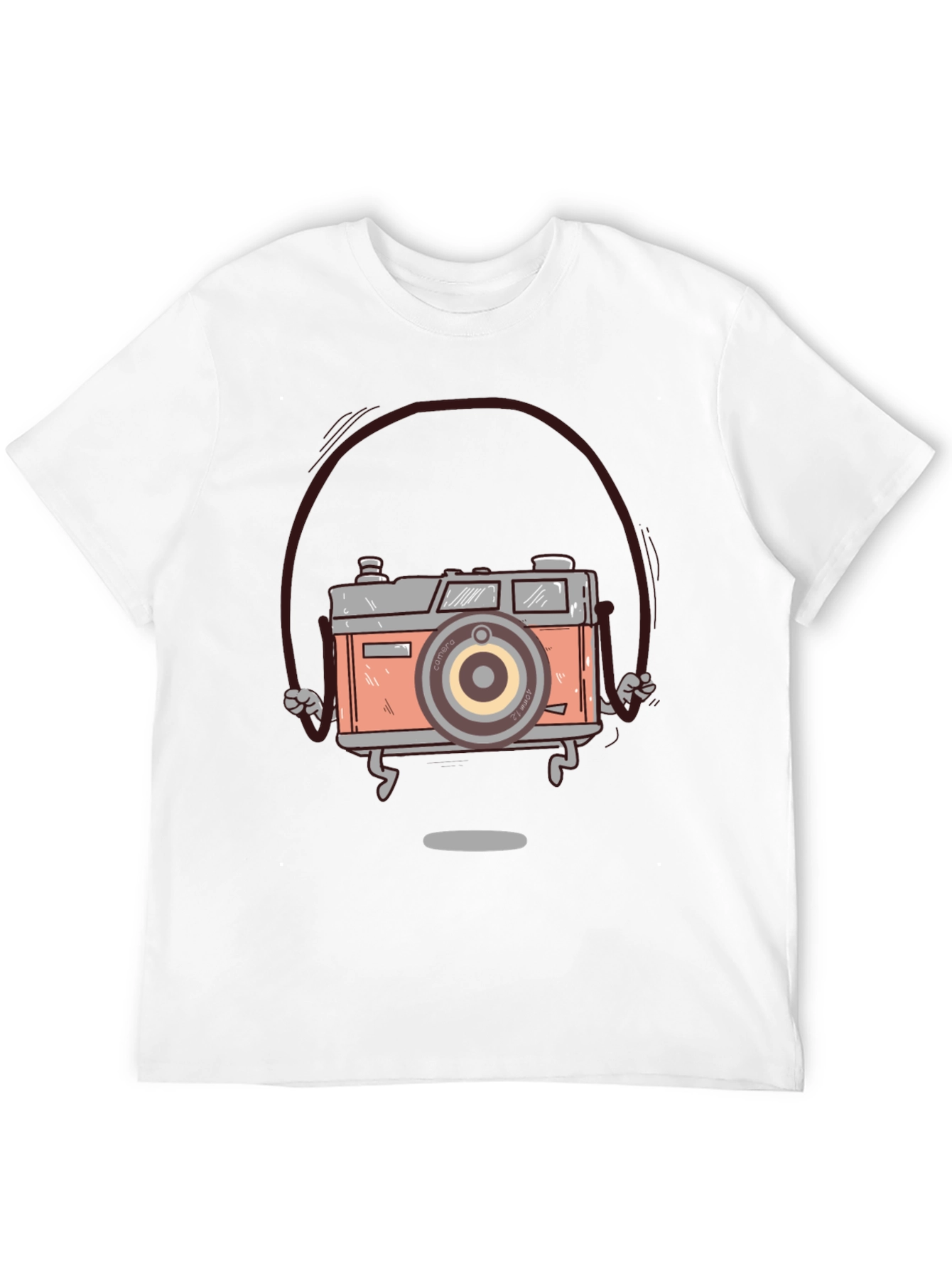 Black Vintage Camera Graphic Tee - Cool Retro Style view 12