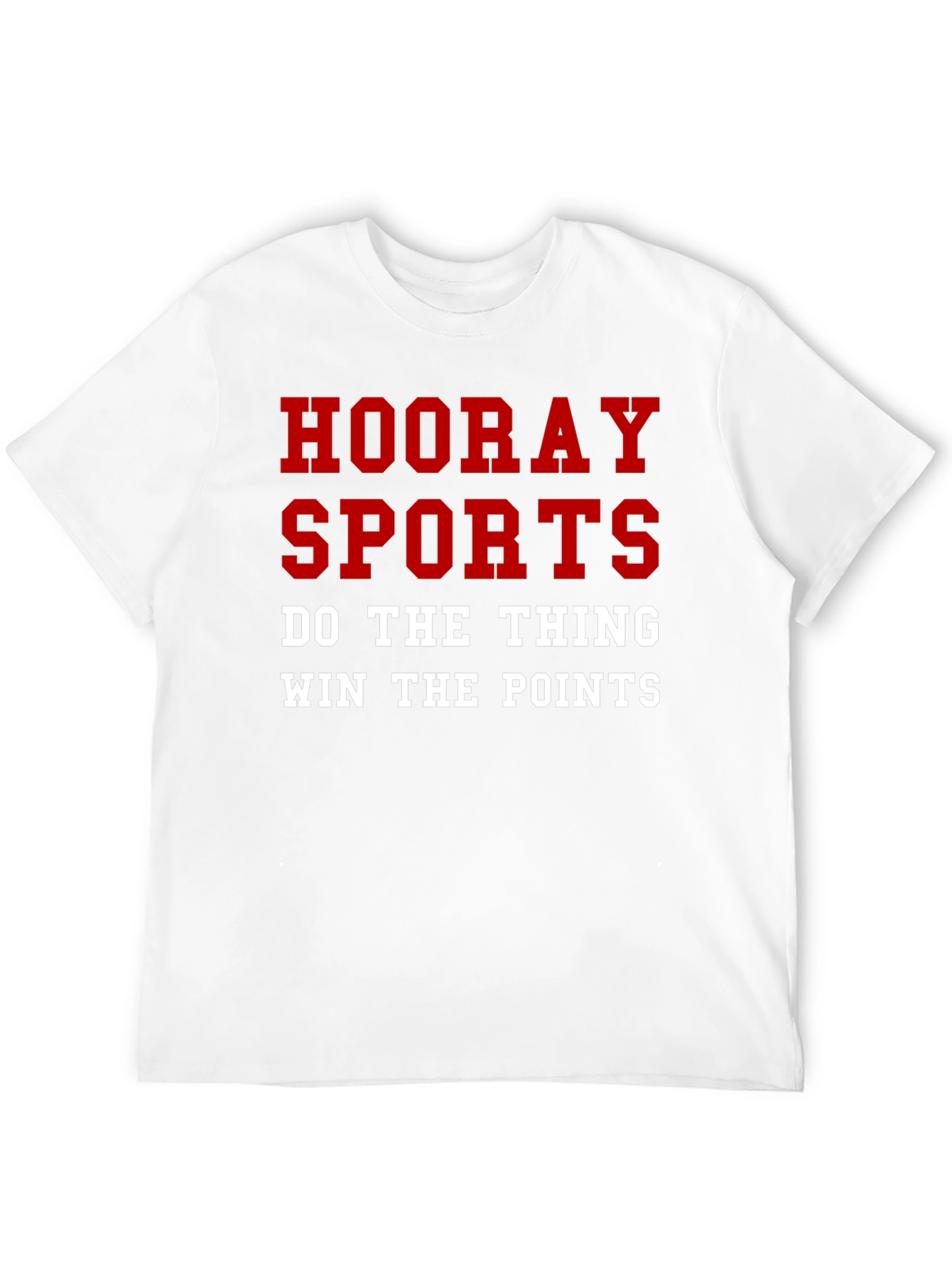 Black Hooray Sports T-Shirt - Funny Athlete Tee view 12
