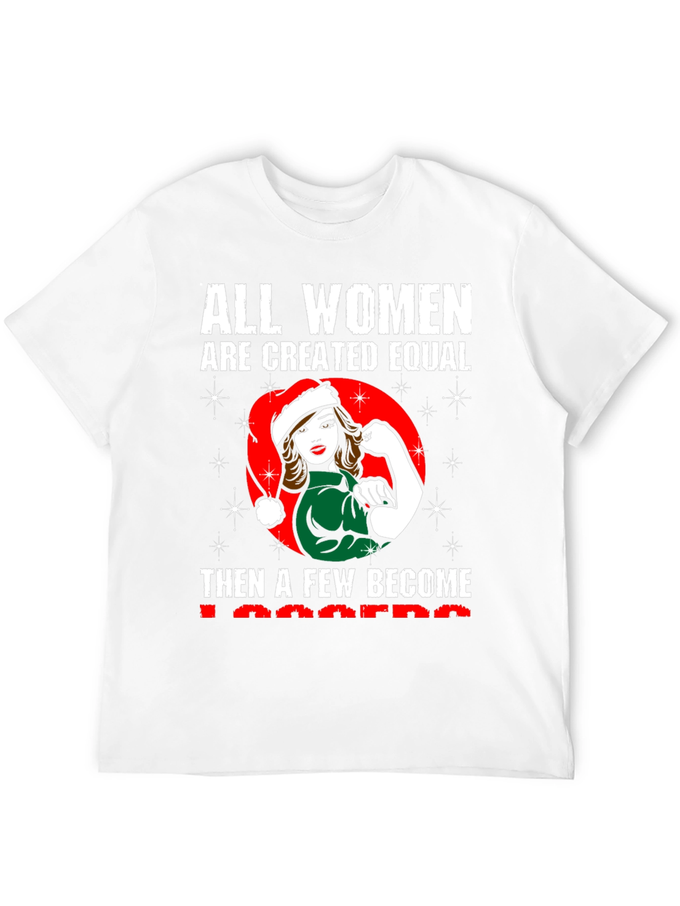 Black All Women Are Created Equal T-Shirt view 12