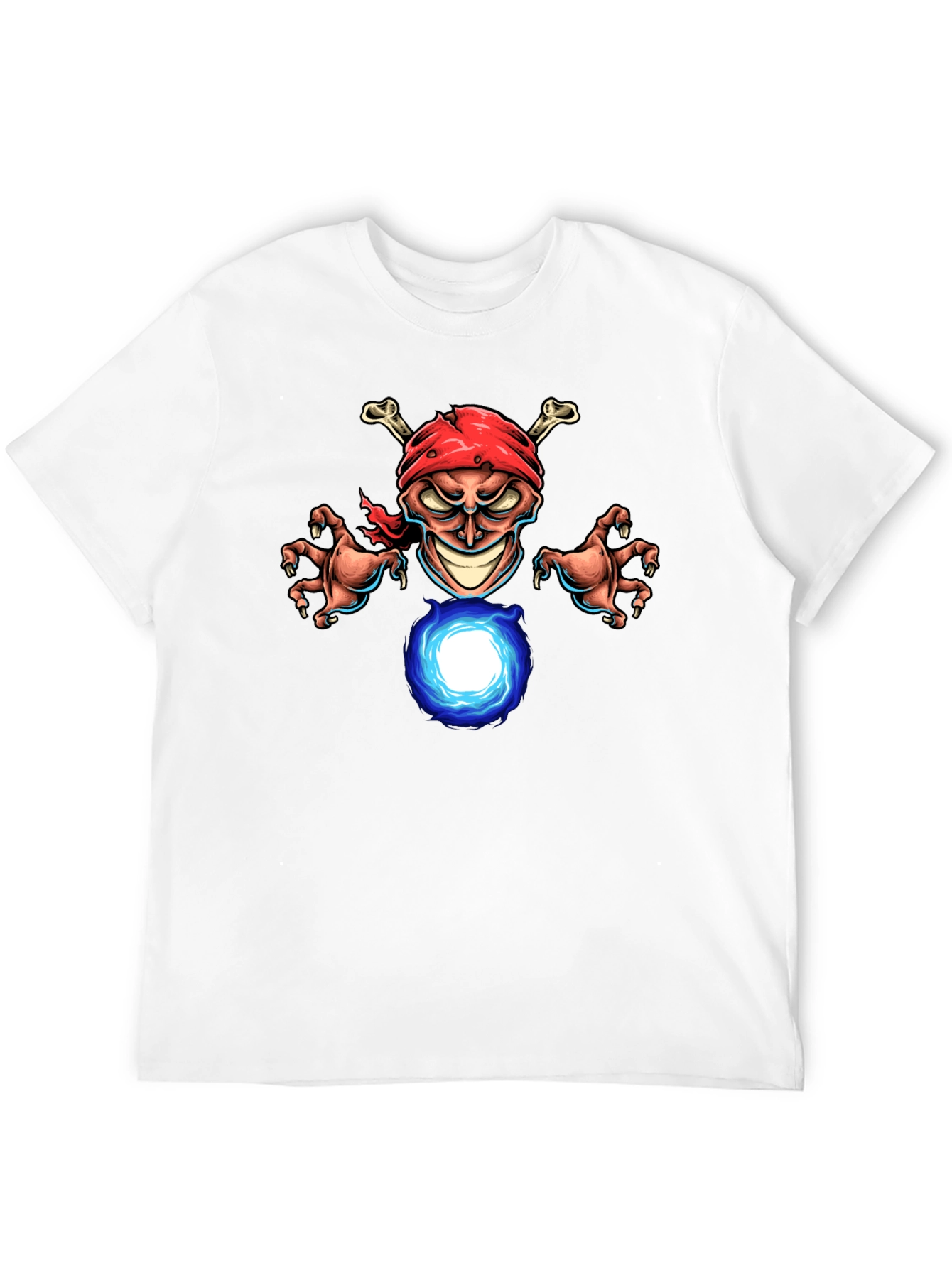 Black Pirate Wizard Graphic T-Shirt view 12