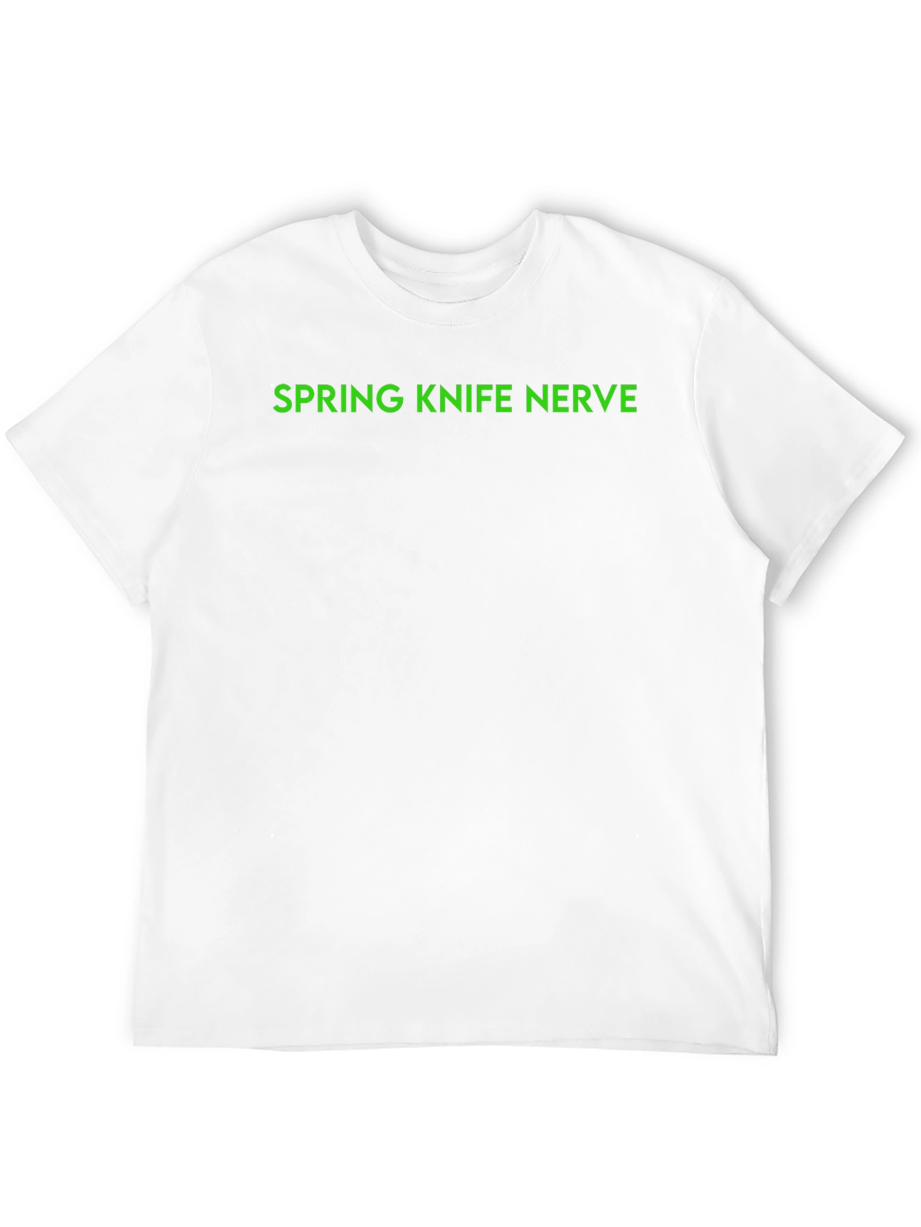 Black Spring Knife Nerve - Black T-Shirt view 12