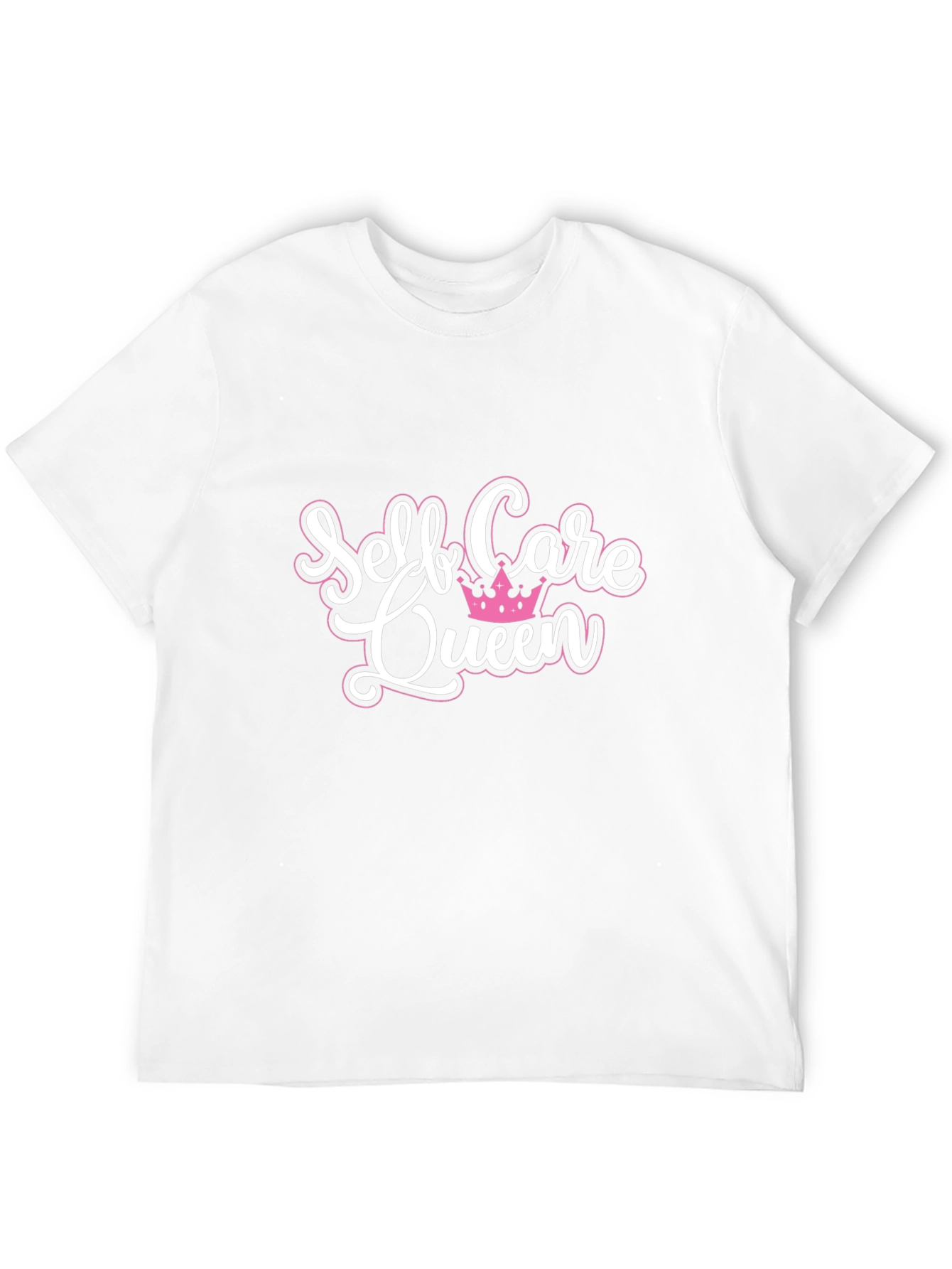 Black Self Care Queen Black T-Shirt view 12