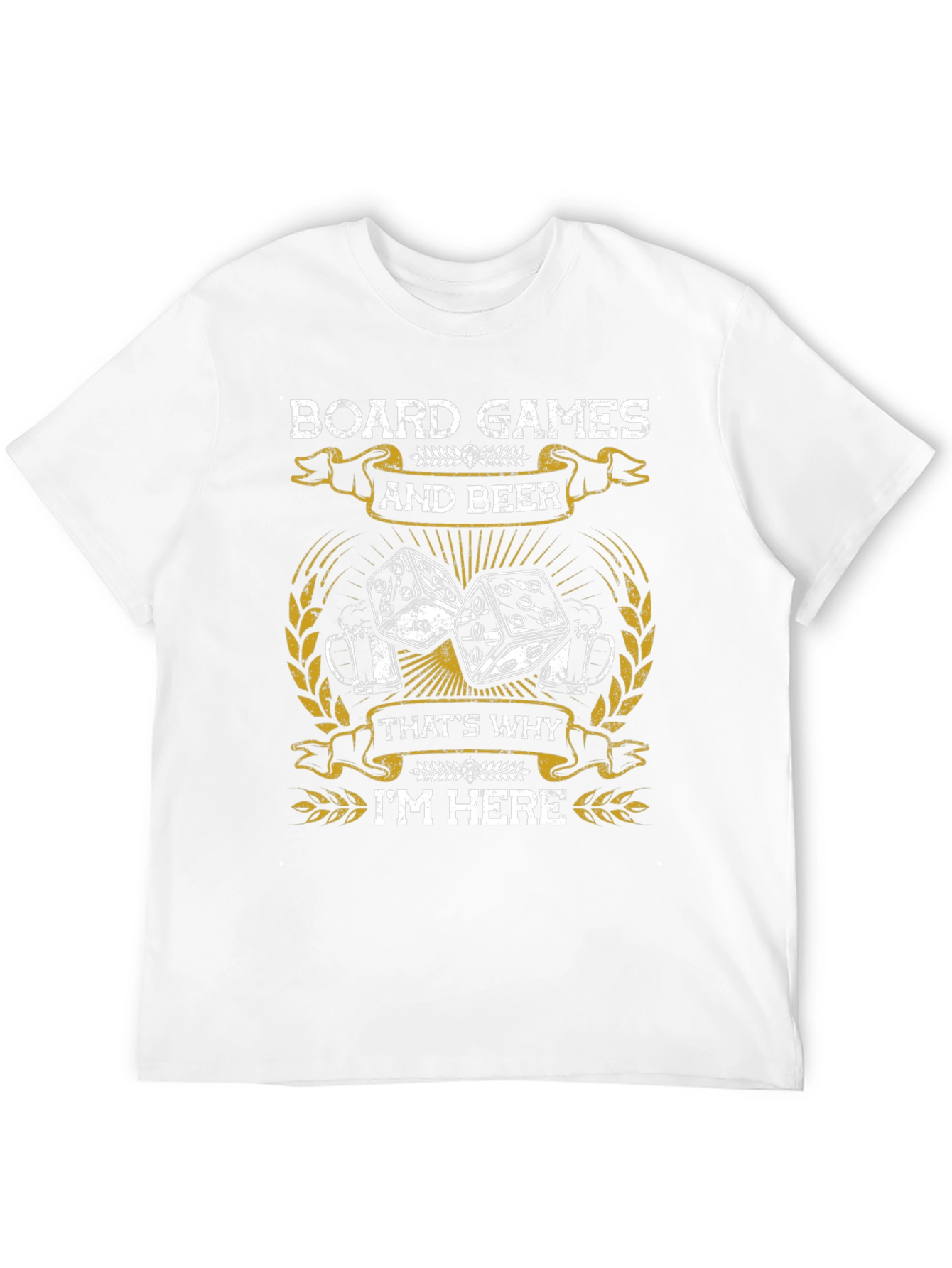 Black Board Games & Beer Graphic T-Shirt view 12