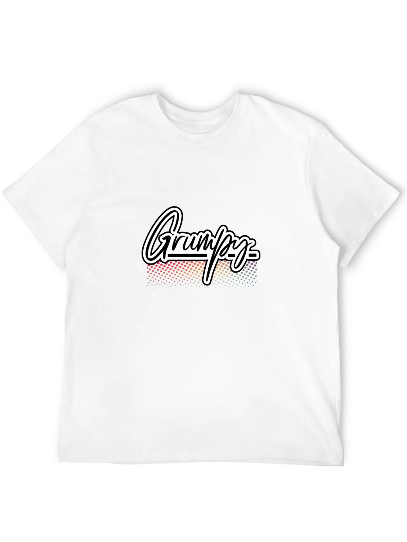 Black Grumpy Graphic T-Shirt - Black Casual Tee view 12