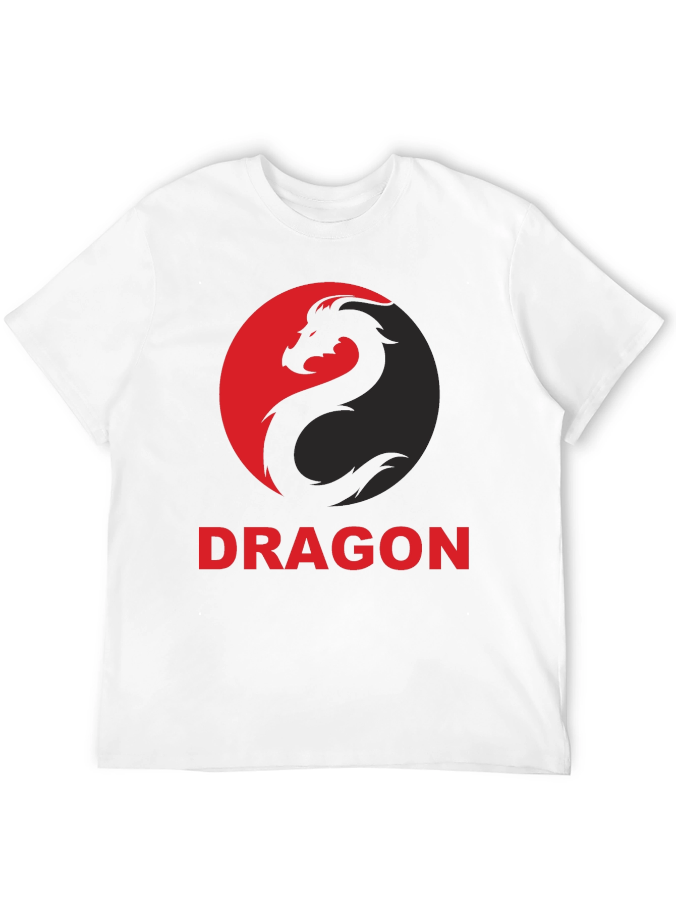 Black Dragon Graphic Tee - Black Cotton T-Shirt view 12